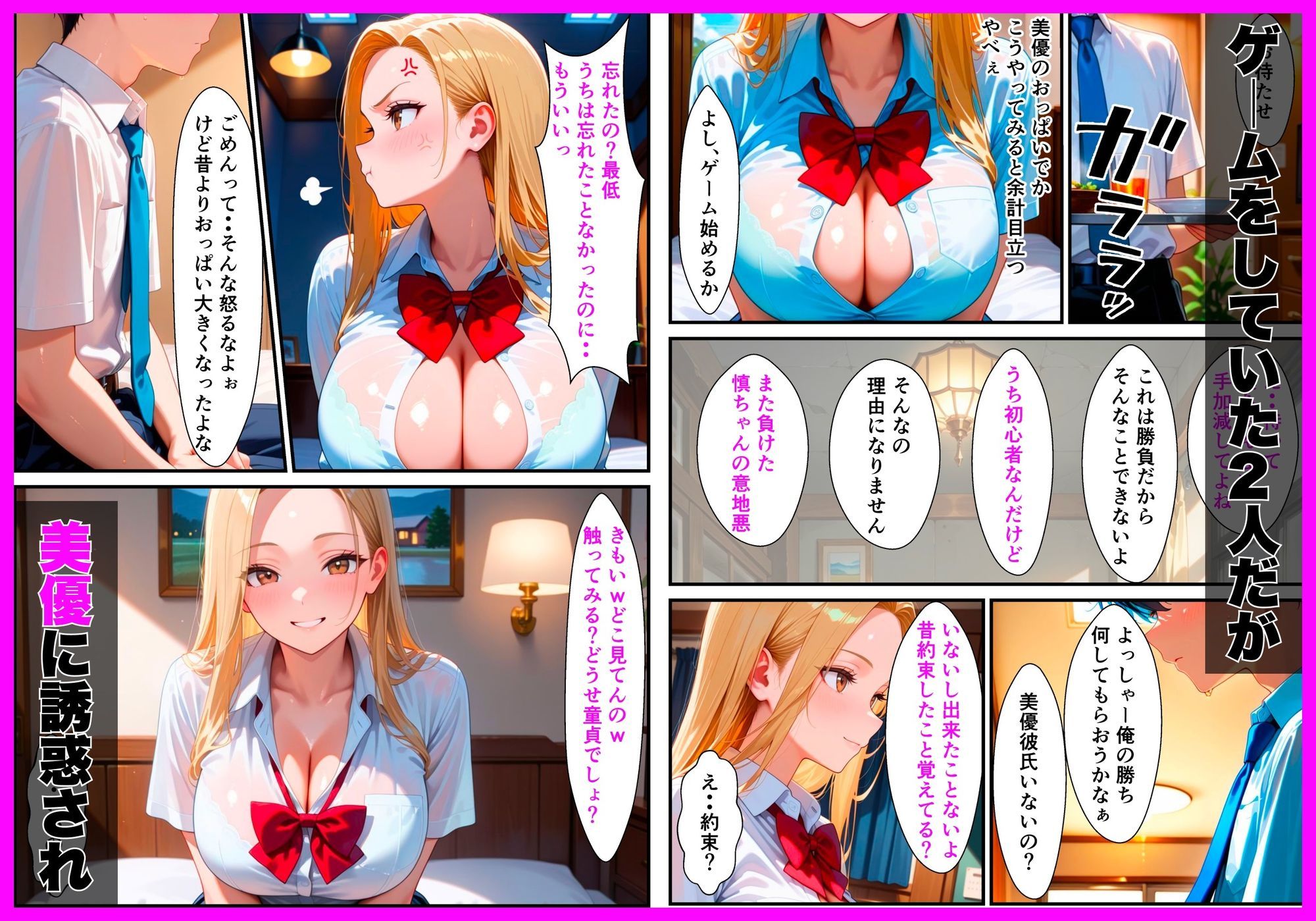 ギャルになって再会した幼馴染に童貞卒業させられて中出しセックスしまくった話 - サンプル画像 3