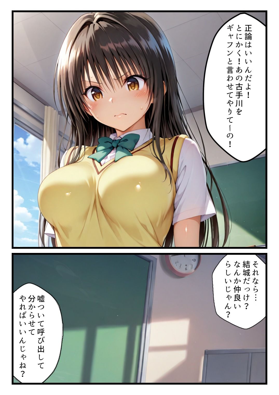 逆恨みで犯●れる風紀委員だったが・・・ - サンプル画像 2