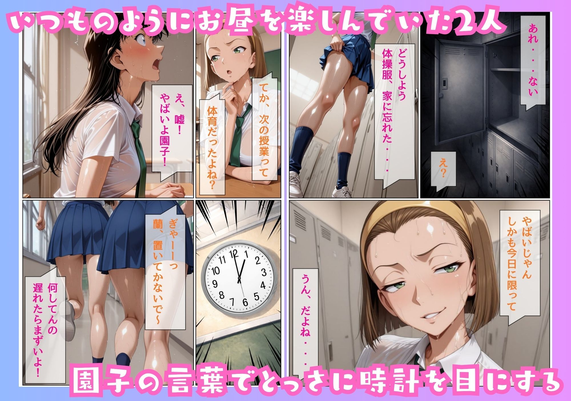 体操服を忘れただけなのに生徒指導の先生に性指導された話 - サンプル画像 2