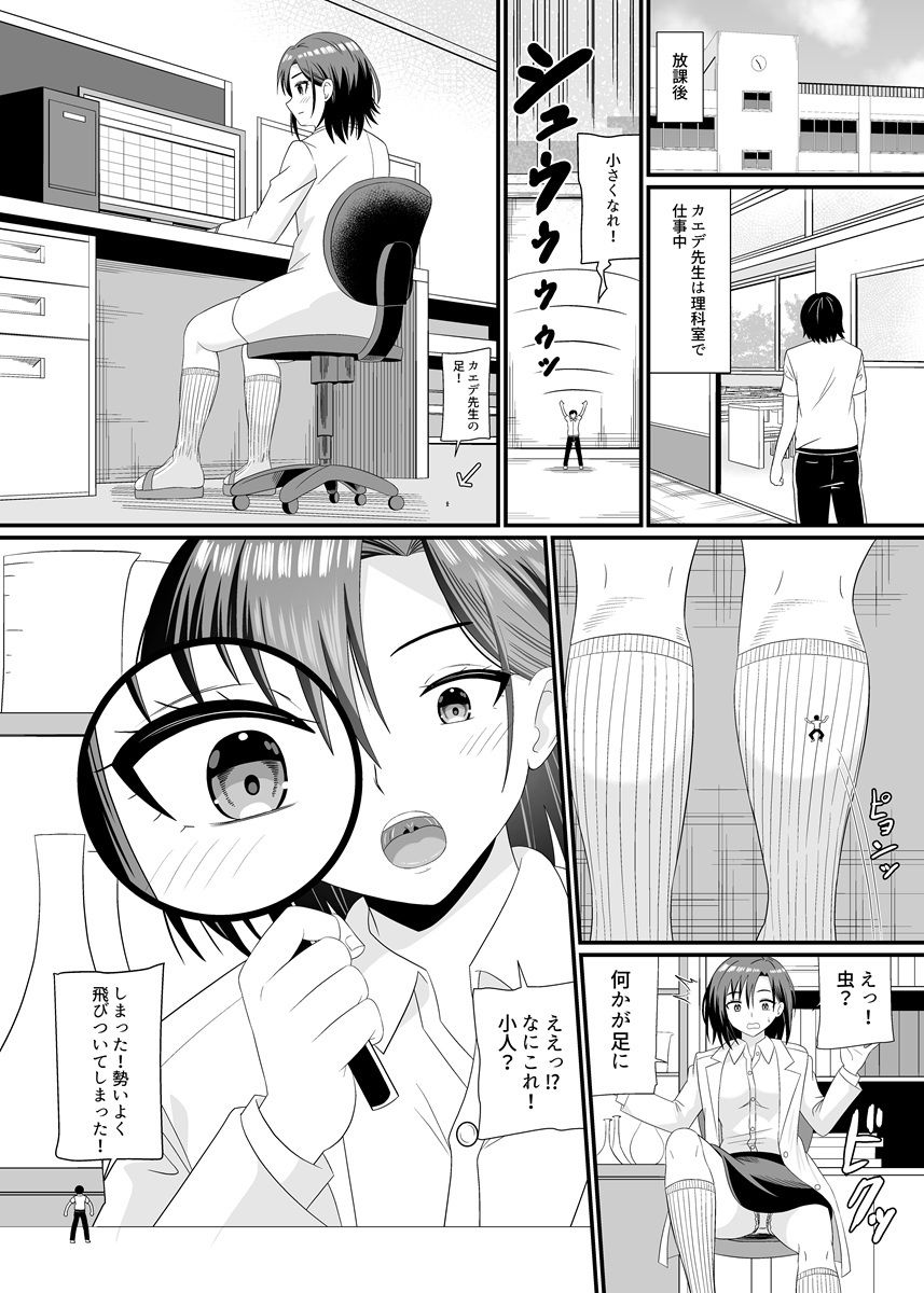 理科の先生に踏まれる - サンプル画像 3