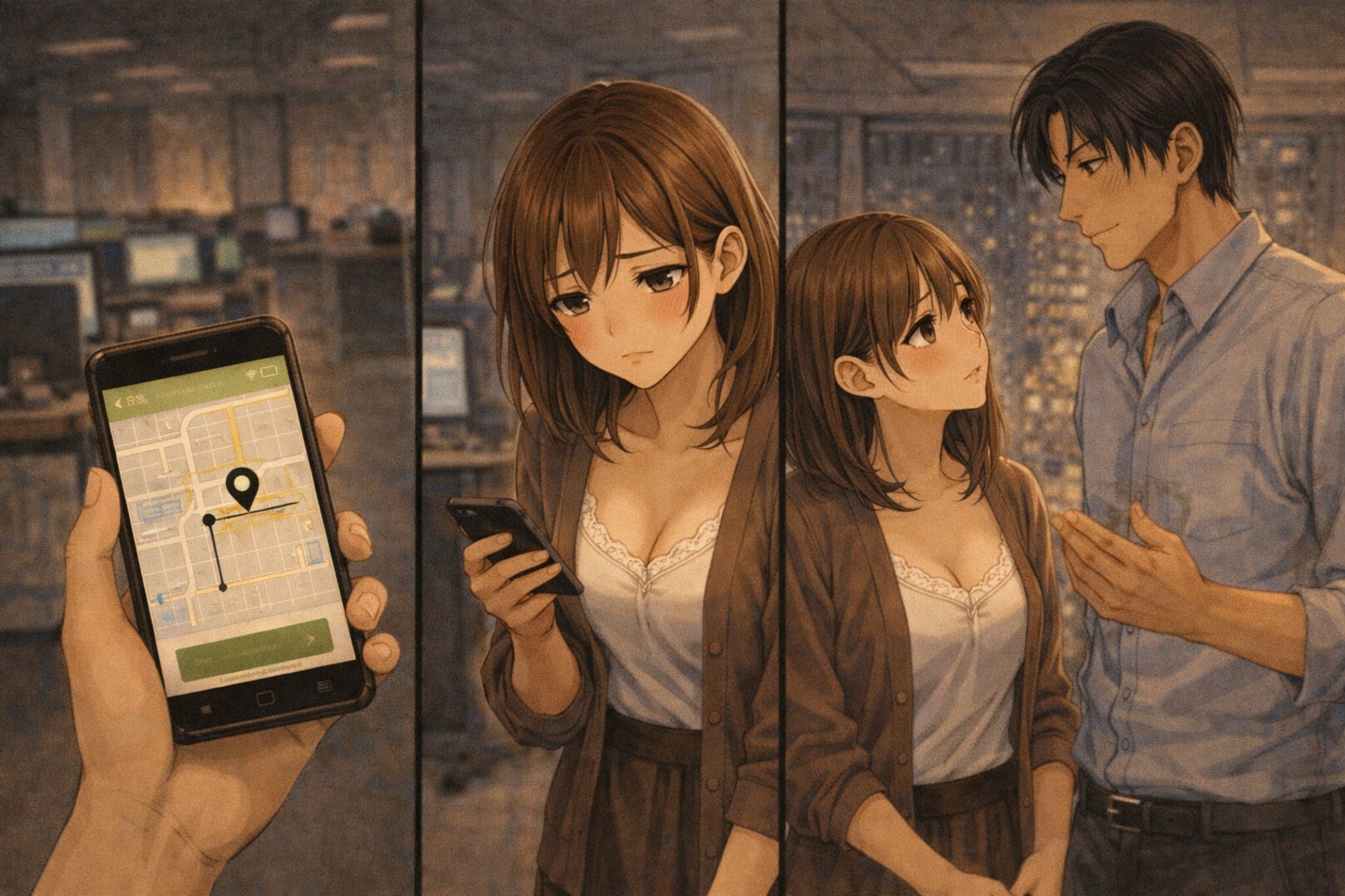 終電を逃した夜、彼女は上司の家に泊まった ―帰れない理由― - サンプル画像 1