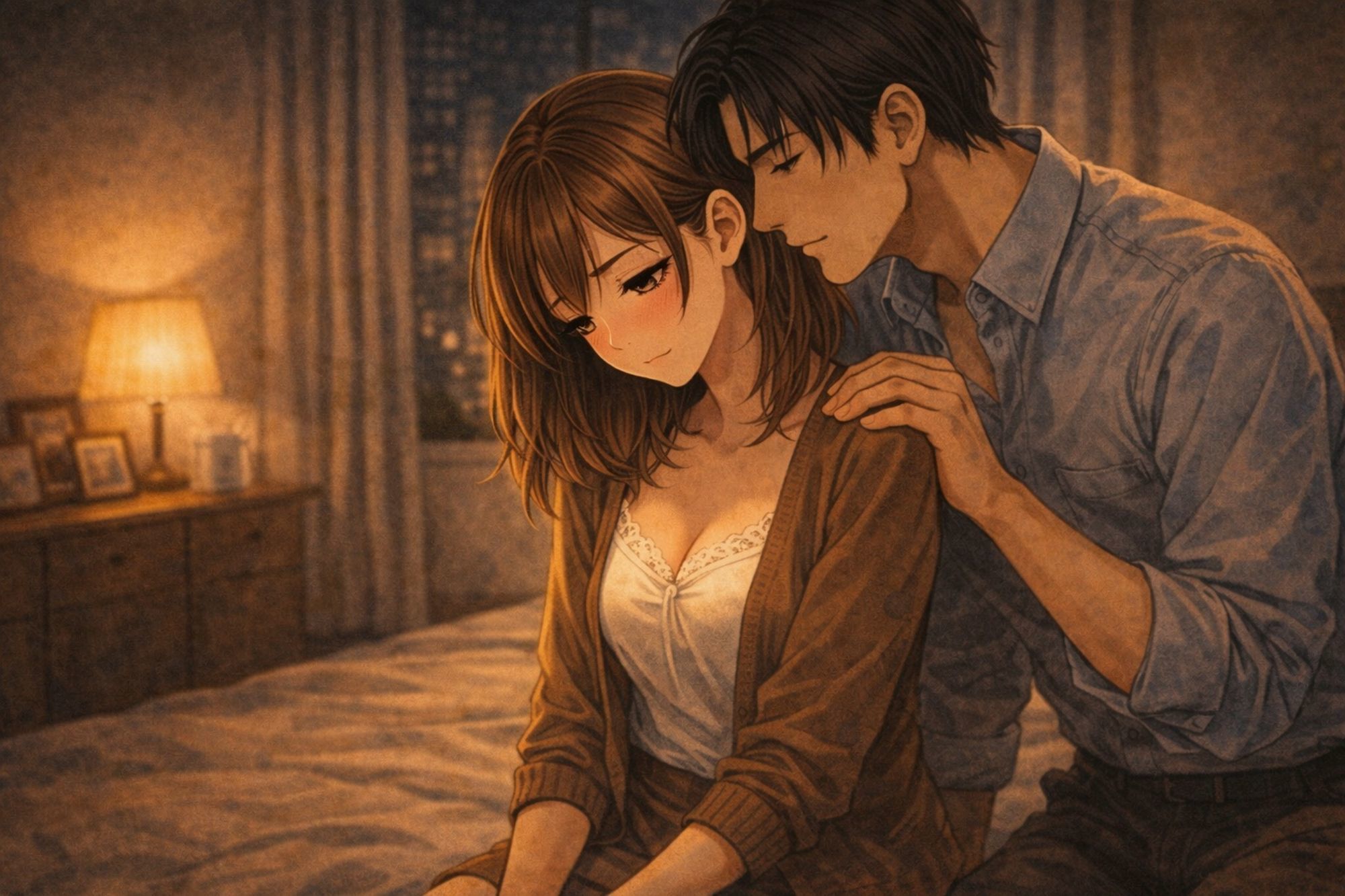 終電を逃した夜、彼女は上司の家に泊まった ―帰れない理由― - サンプル画像 4