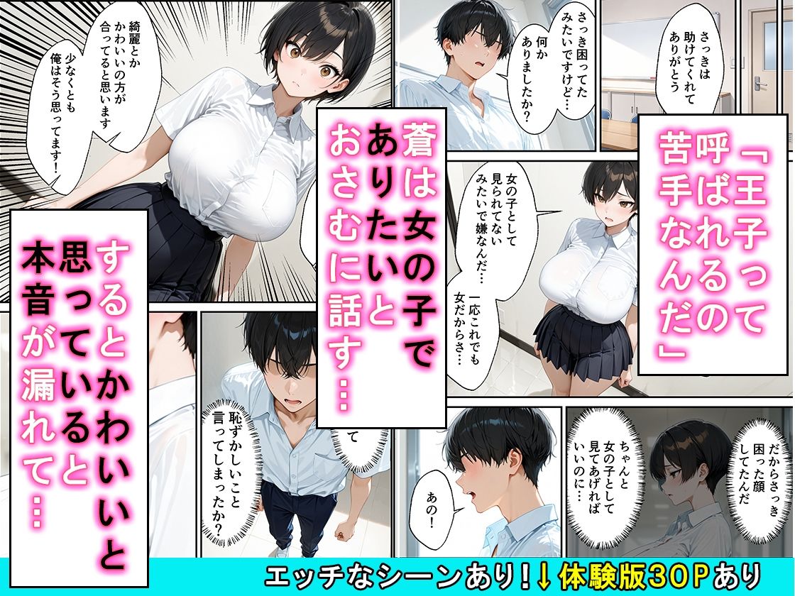 女の子扱いされたい王子様な生徒会長があまあま中出しセックスでメスになる話 - サンプル画像 3