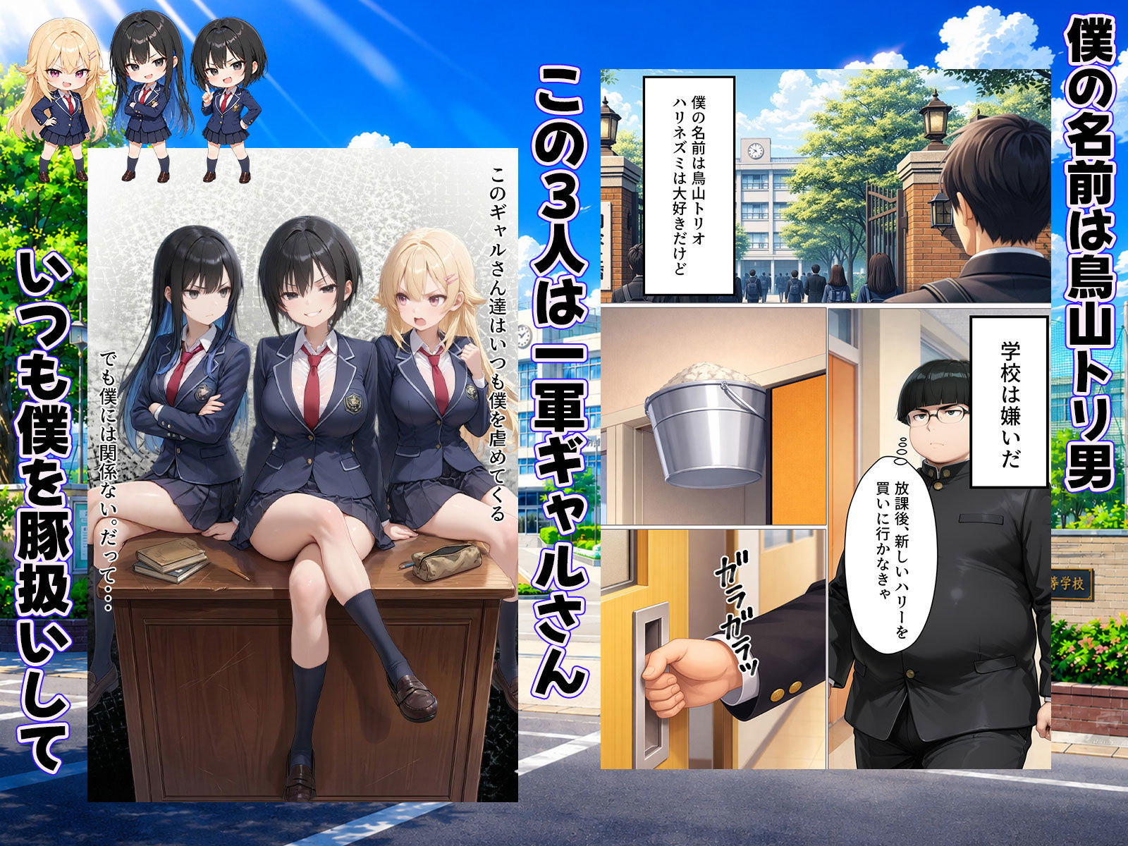 僕をいじめたギャルさん達に復讐する話ーリベンジ結衣編ー - サンプル画像 1
