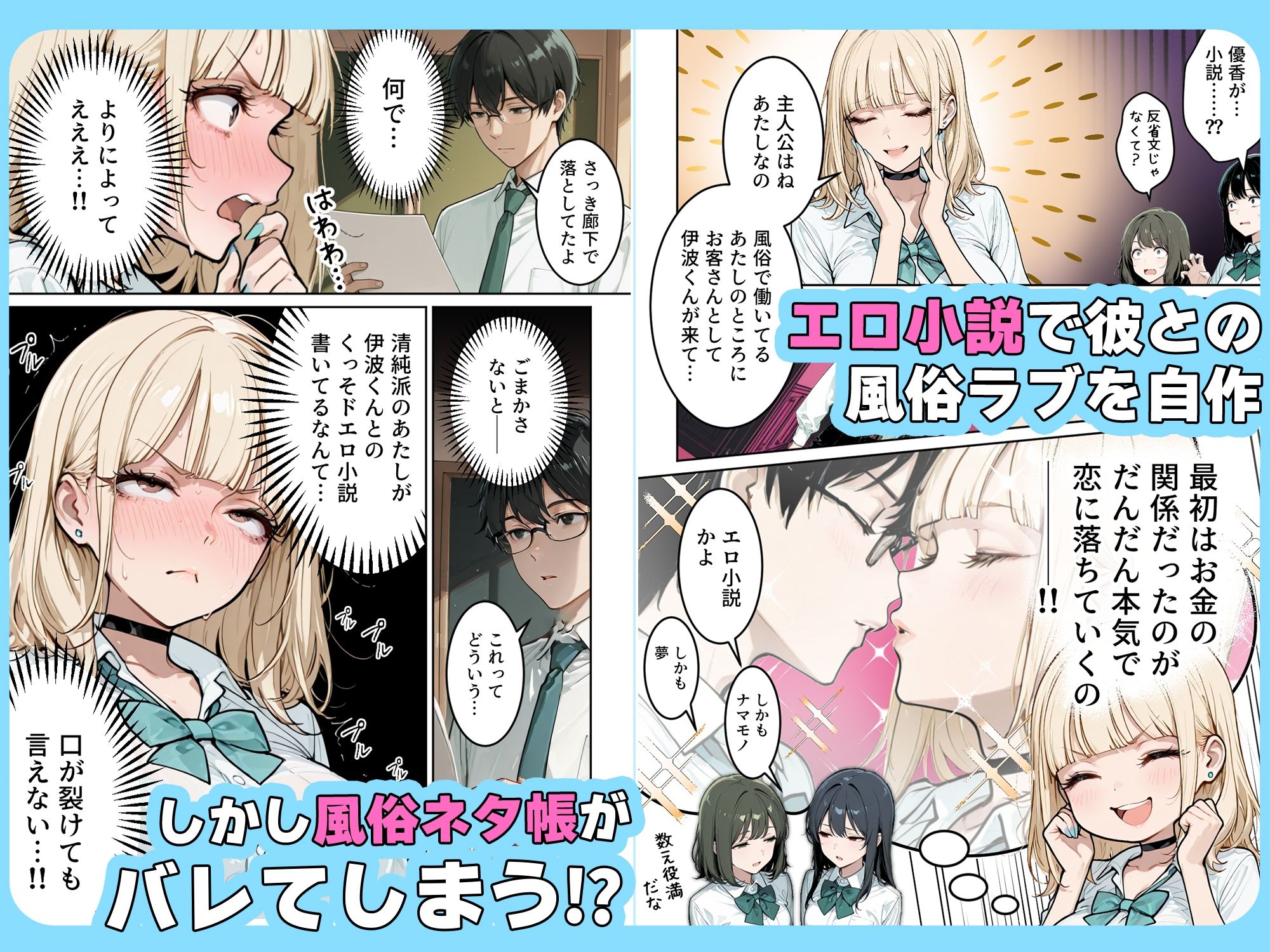 おバカギャルと勘違い風俗プレイでドキドキいちゃラブH - サンプル画像 2