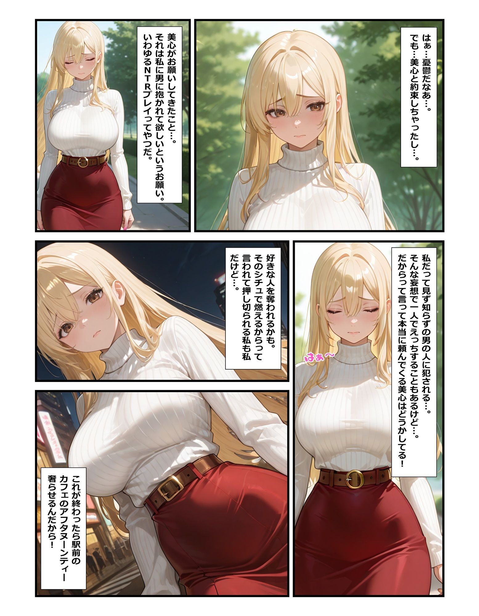 レズ彼女を寝取らせ！狂気の子作り孕ませ計画 - サンプル画像 2