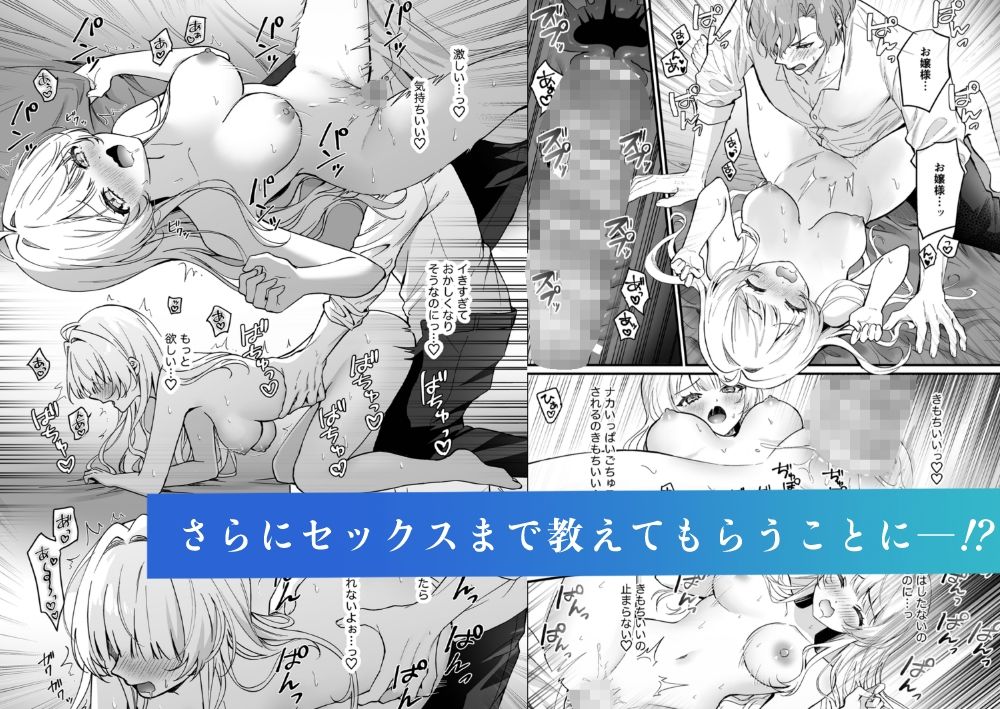 性に無知なお嬢様、生真面目執事に性教育される - サンプル画像 5