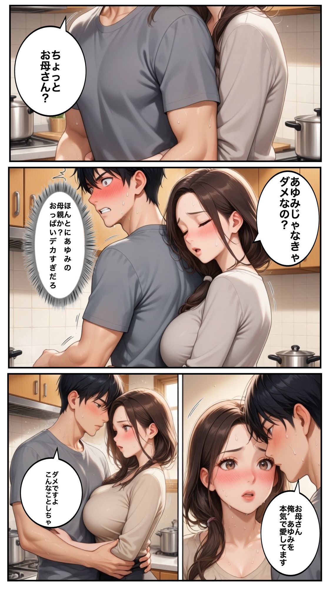 彼女の母親に気に入られて - サンプル画像 4