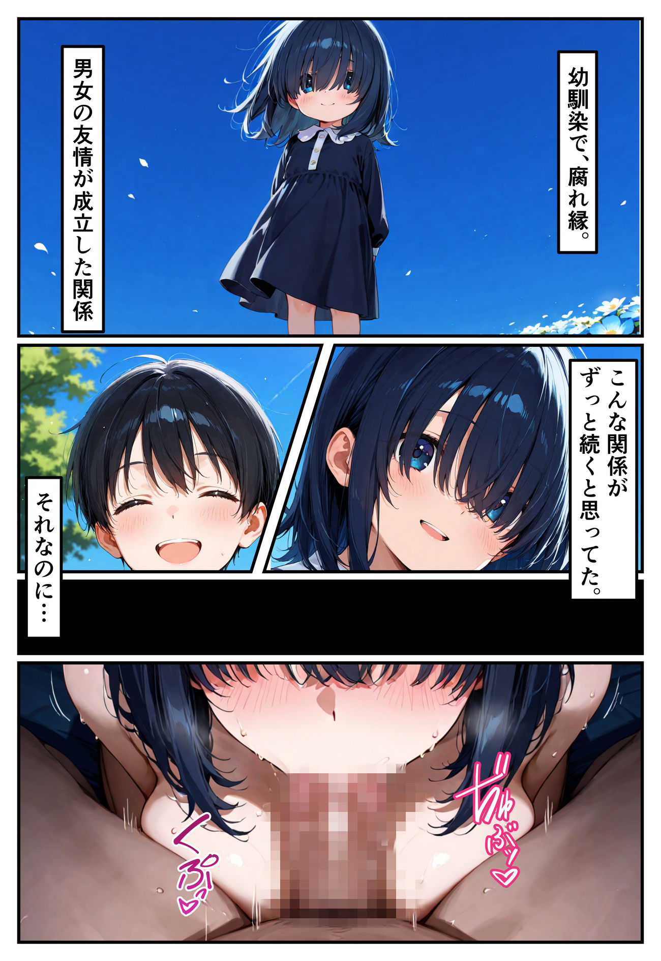 家に入り浸るニート幼馴染に体で支払ってもらう話。 - サンプル画像 2