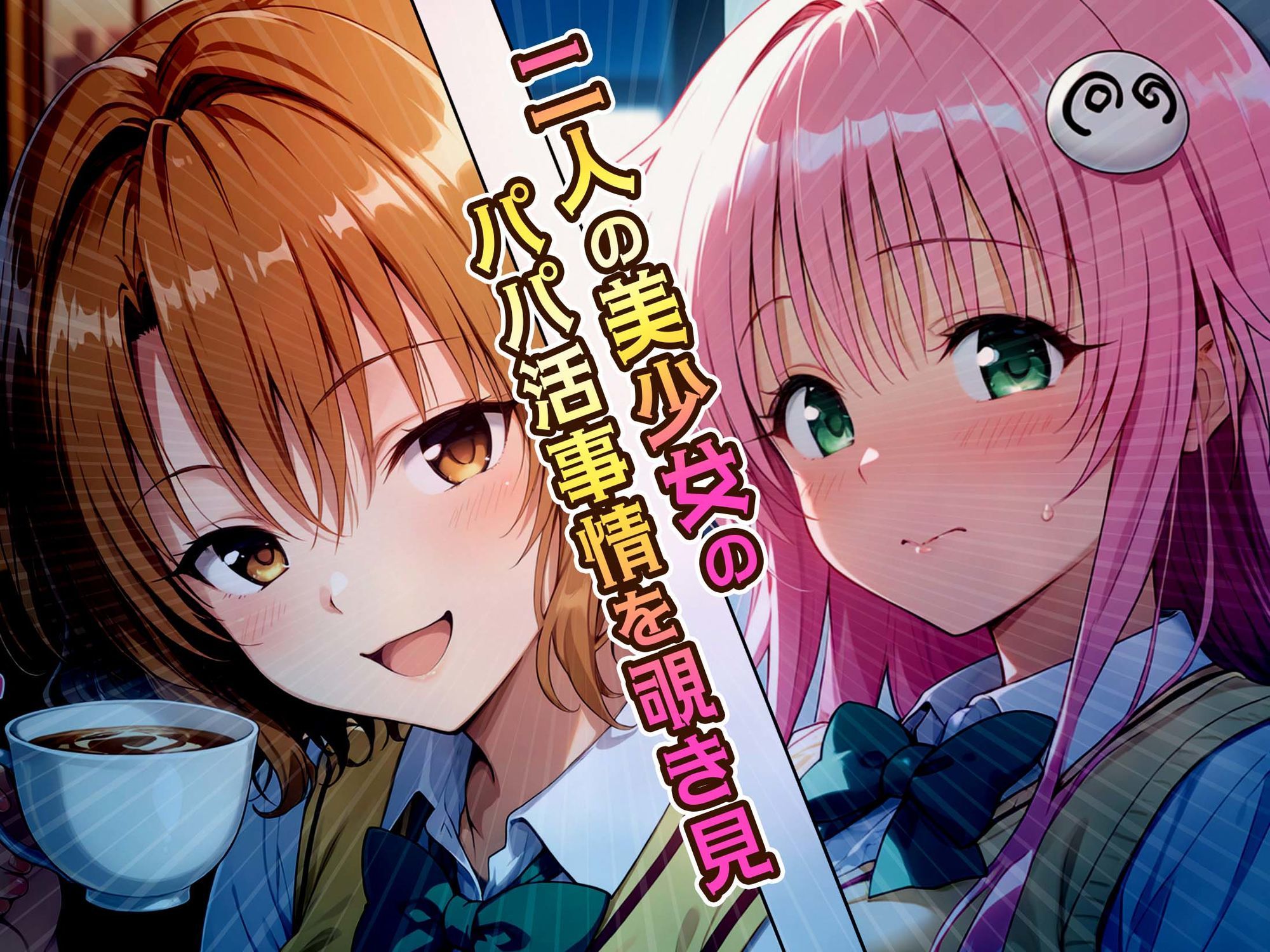 放課後、彼女たちはパパと会う〜ララと里紗の秘密のパパ活〜 - サンプル画像 1