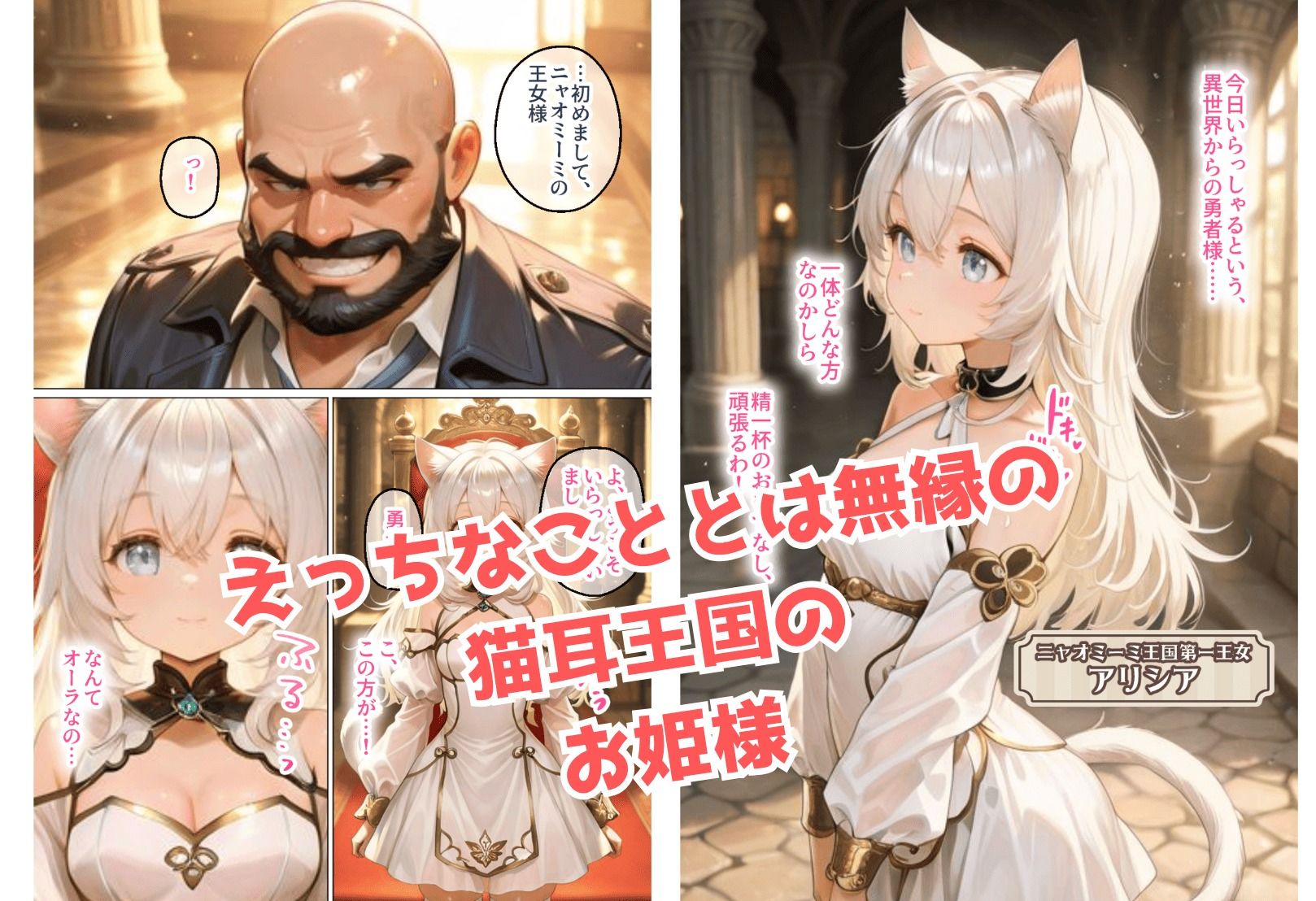 猫耳王国のお姫様がチン棒に服従した件【全Pセリフあり】 - サンプル画像 1