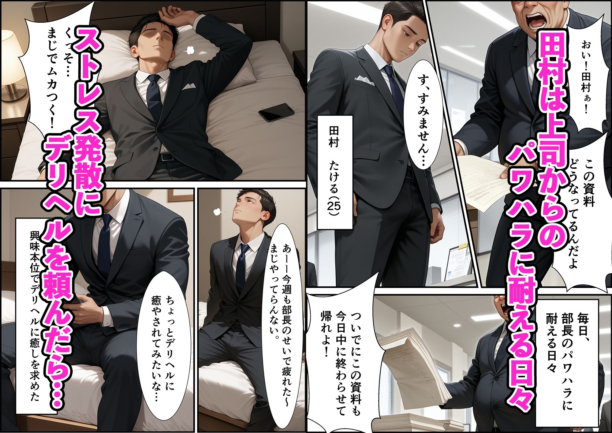 パワハラ上司に支配された奥さんが俺の肉便器どスケベデリヘルになった話 - サンプル画像 1