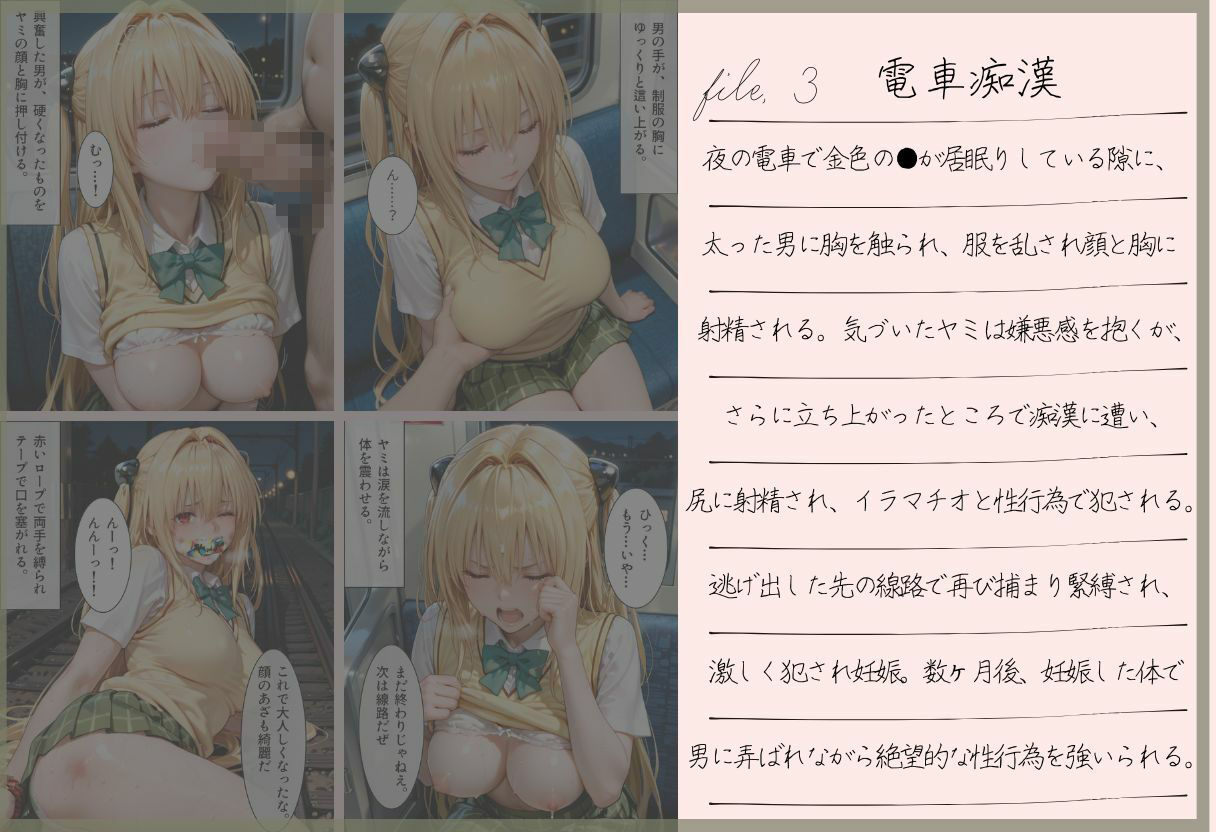 狙われた3人の女子校生 - サンプル画像 3