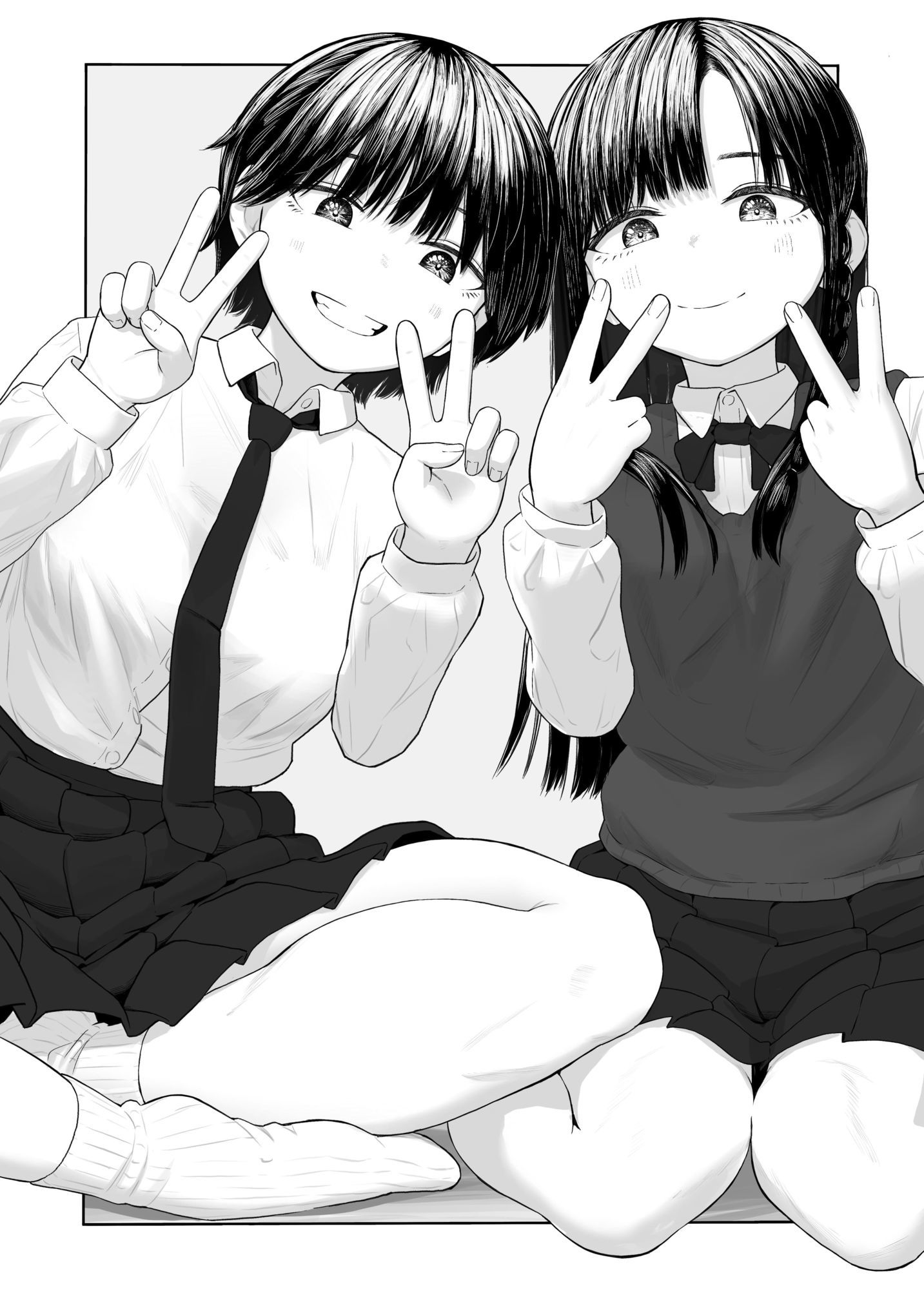 家出したクラスメイト二人が泊まりに来た - サンプル画像 3