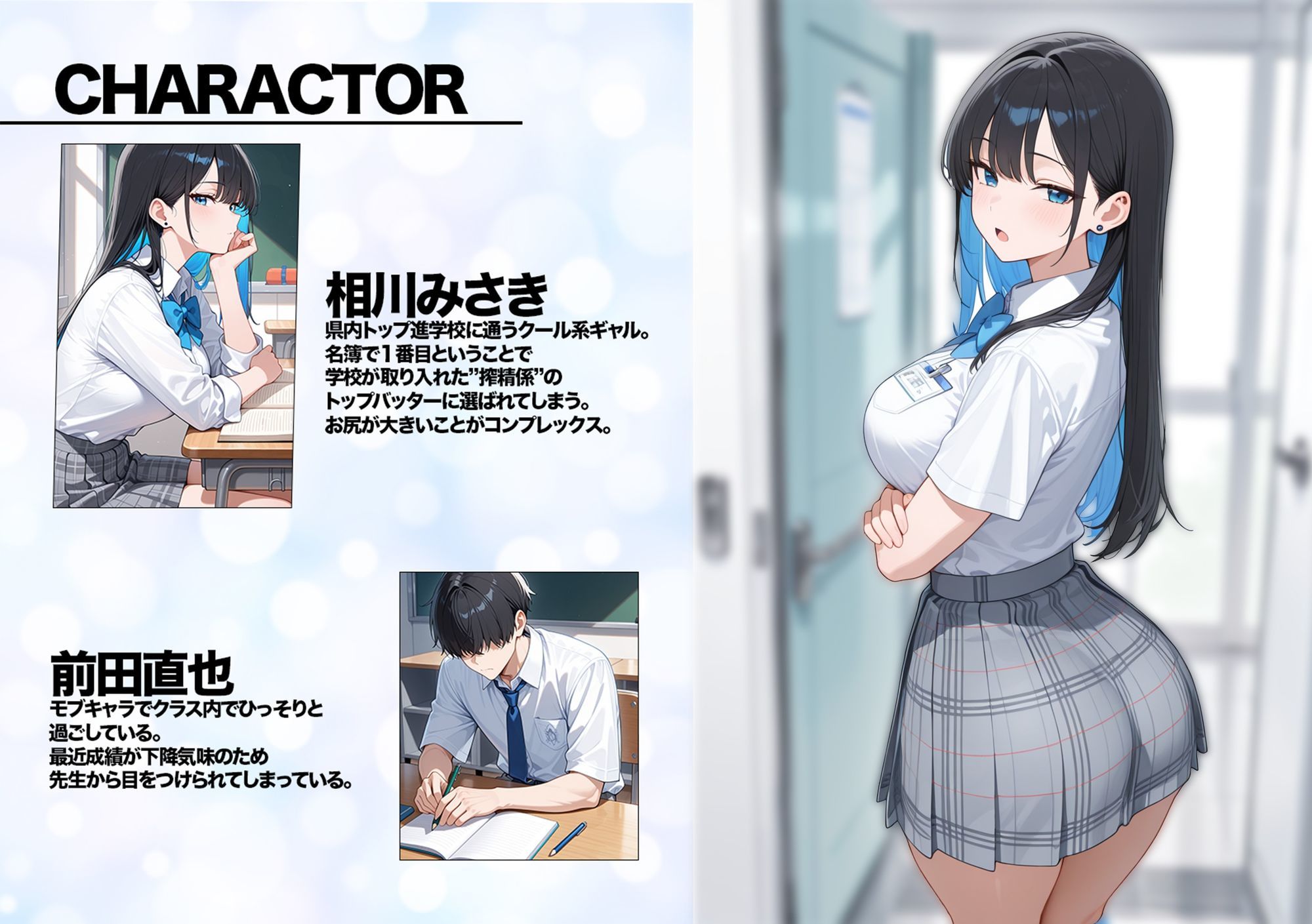 5日後に搾精係に任命されたデカ尻クールギャルとイチャラブセックスする話 - サンプル画像 1