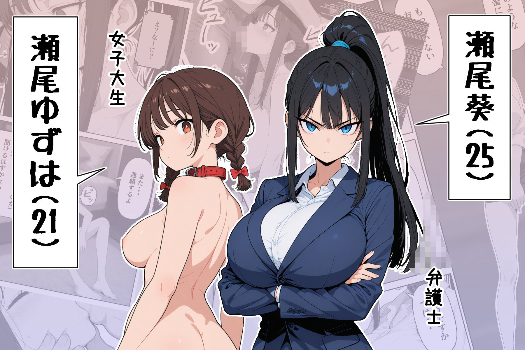 性犯罪者と戦う女弁護士 自分がハメられてメス堕ち人生終了 - サンプル画像 1