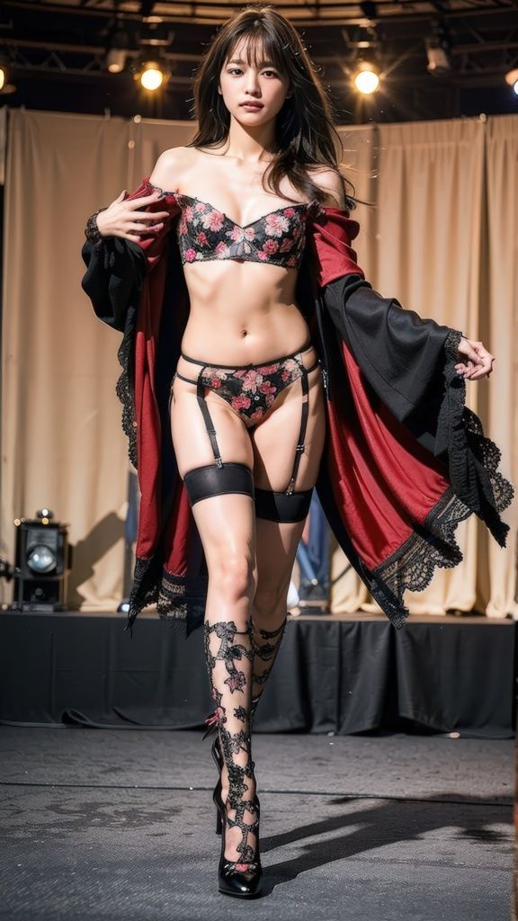 【AI実写】誰かに似ている？ 【実写風AIセクシーランジェリー（トップレス有り）】Vol.1 - サンプル画像 1