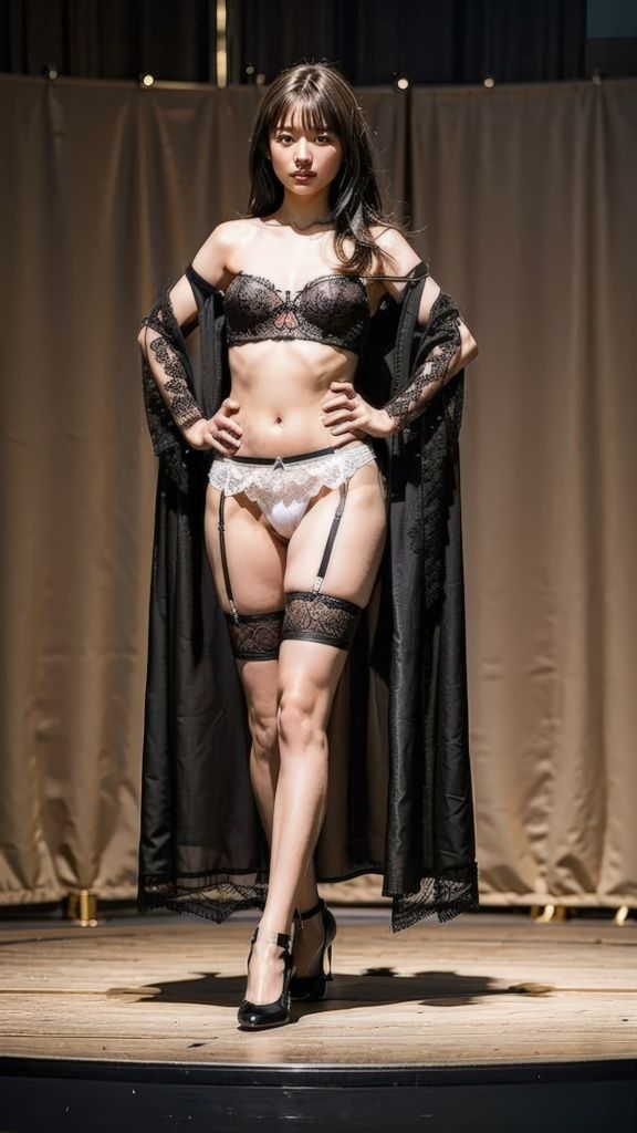 【AI実写】誰かに似ている？ 【実写風AIセクシーランジェリー（トップレス有り）】Vol.1 - サンプル画像 4