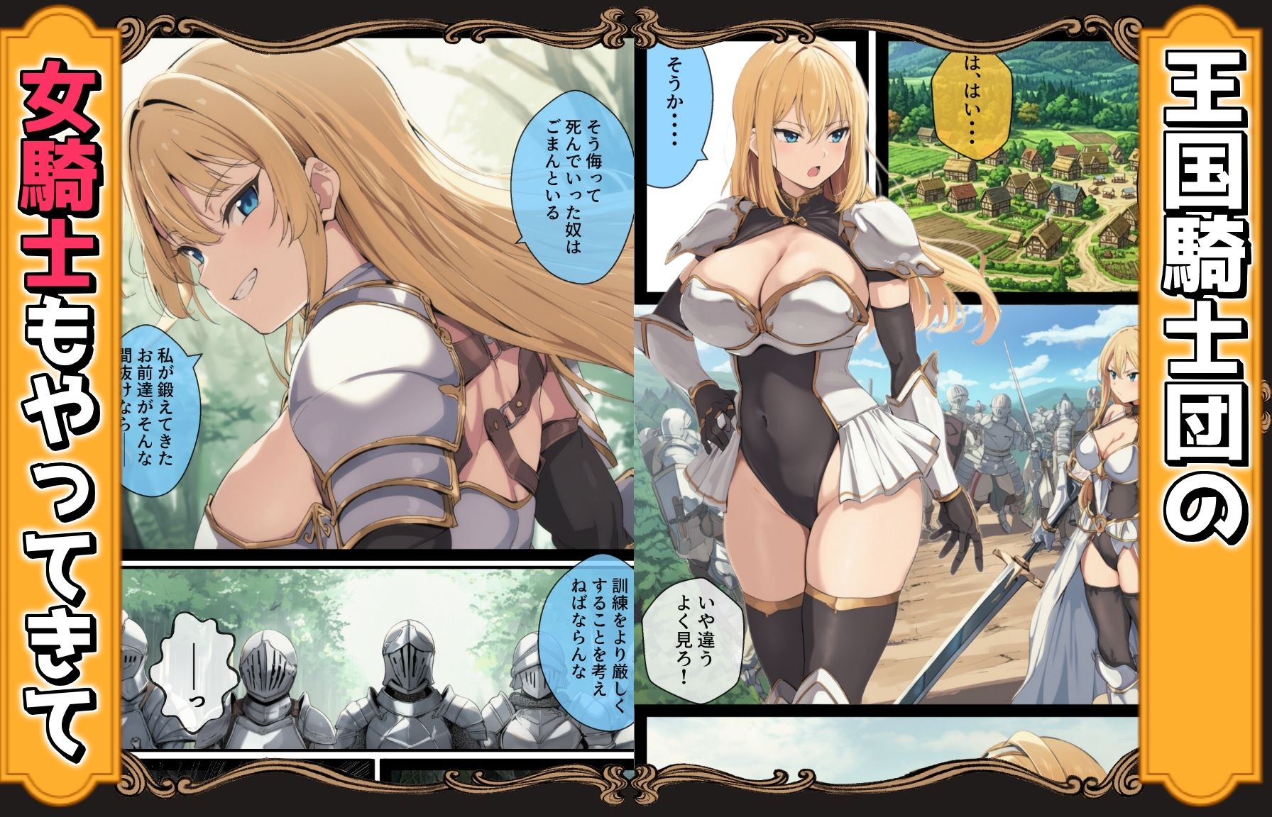 ゴブリン姦〜強いメスも弱いメスも誰もが皆孕み袋〜 - サンプル画像 5