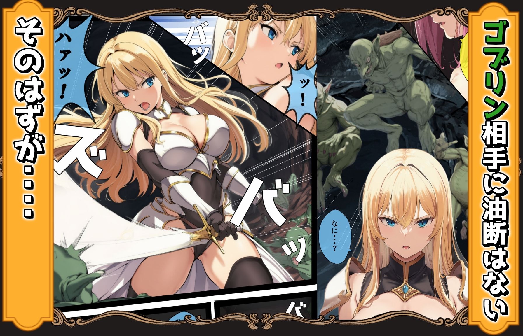 ゴブリン姦〜強いメスも弱いメスも誰もが皆孕み袋〜 - サンプル画像 6