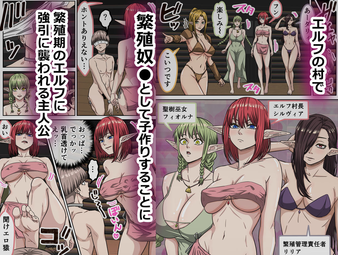 エルフ村で繁殖奴●になりました - サンプル画像 2