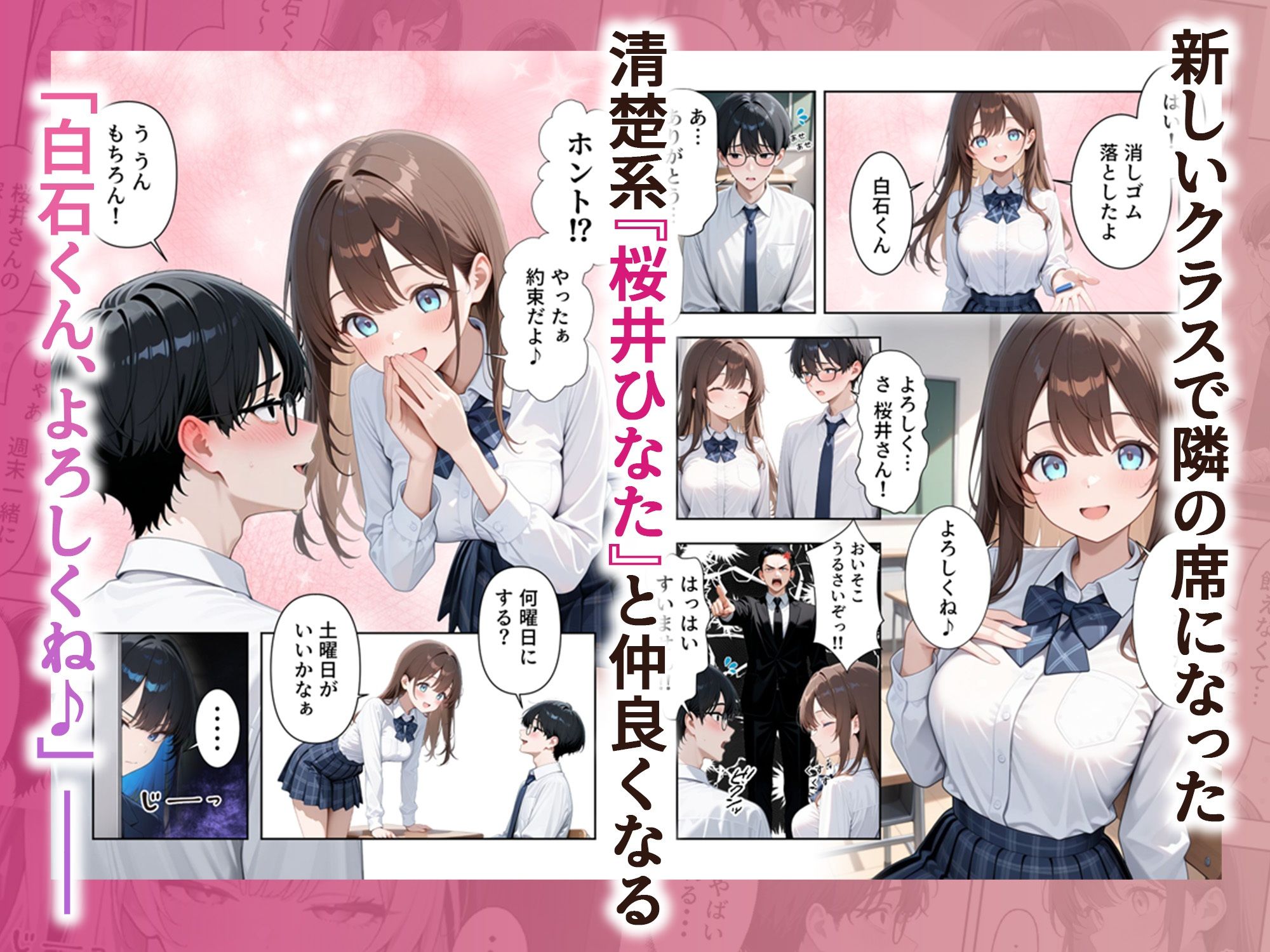 いじめられていた陰キャのボクが1軍ギャル達に中出し報復する話 〜メス堕ちリバース - サンプル画像 3