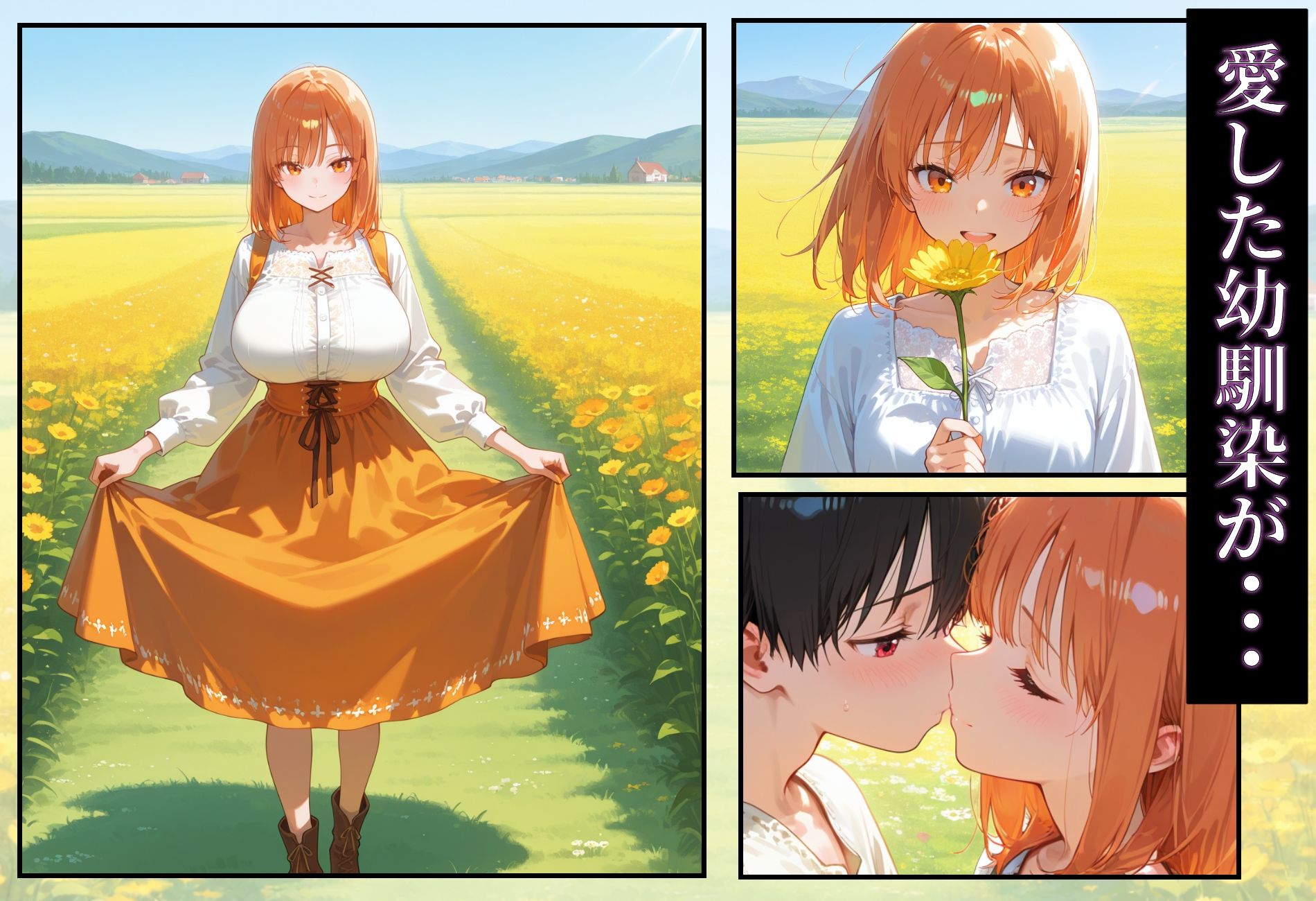 〜村の淫臭〜 村の娼婦は幼馴染 - サンプル画像 1