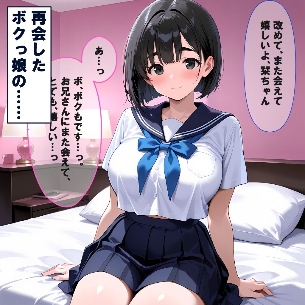 逆ナンしてきたボクっ娘とイチャラブセックスしちゃう話2 - サンプル画像 1