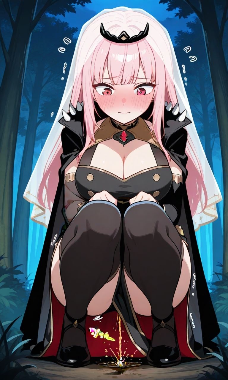 「く…化け物との忌み子なんていやぁ！！」Vtuber森カ◯オペがモンスター討伐で返り討ちにあって無理矢理異種姦されて妊娠させられちゃう話 - サンプル画像 2