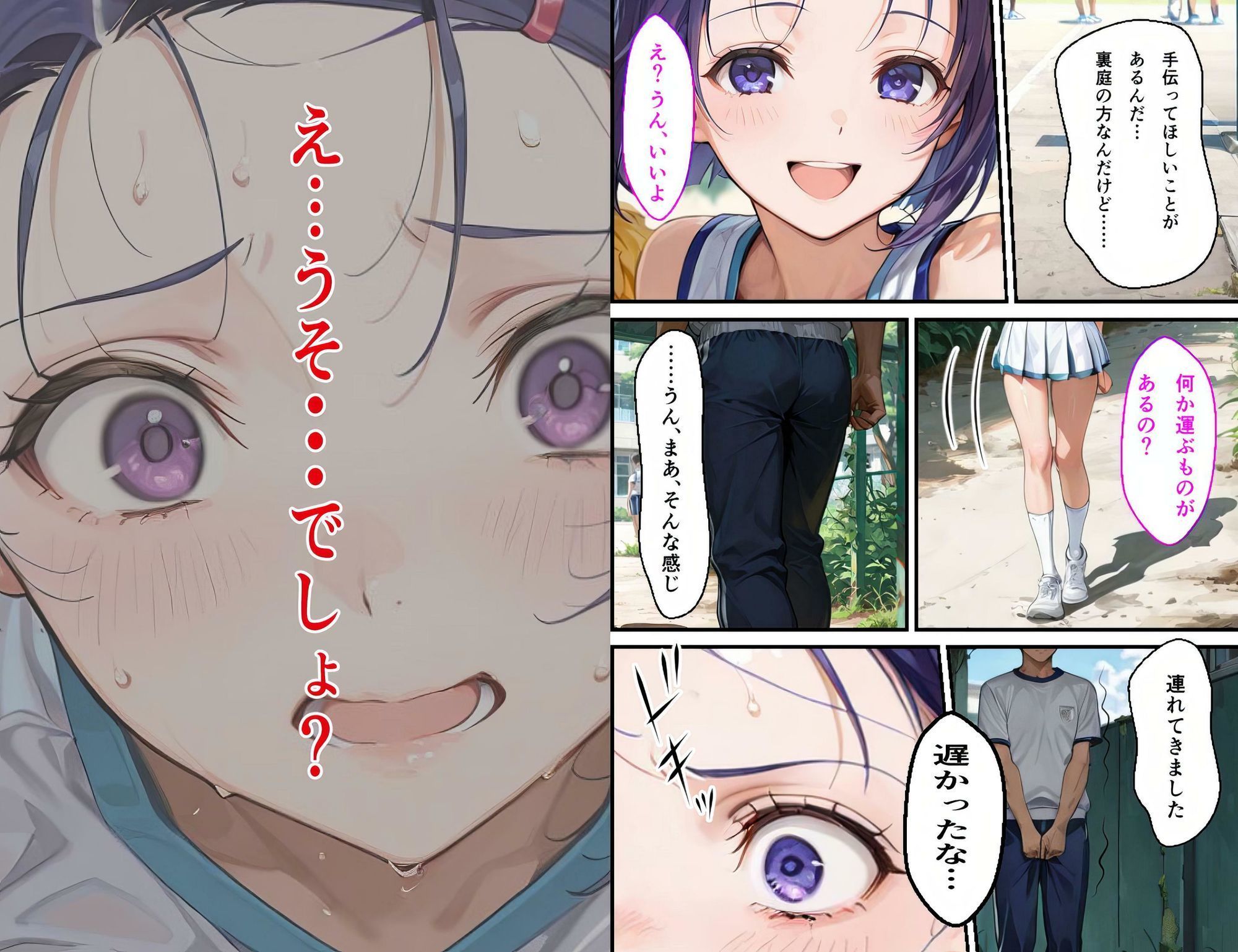 西連〇春菜 学園の悲劇 3 運動会編 〜逃げ場のない喧騒、図書室の悪夢再び〜 - サンプル画像 2
