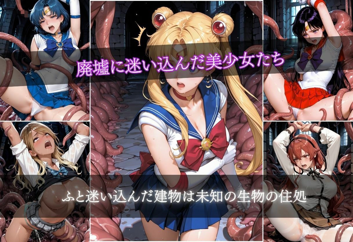 触手侵入  500枚 - サンプル画像 2