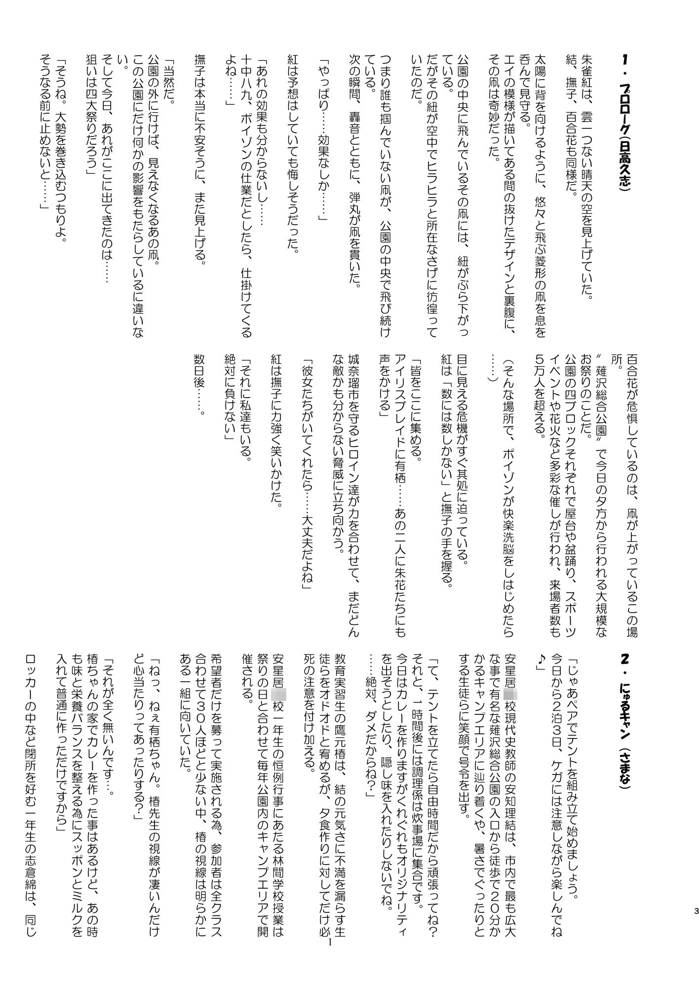 エージェントシリウス×SS03 外伝コラボ何でもヤリ放題パークライフ - サンプル画像 1