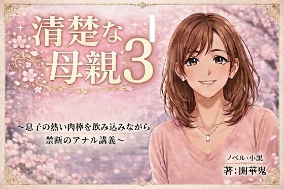 清楚な母親3 〜息子の熱い肉棒を飲み込みながら禁断のアナル講義〜
