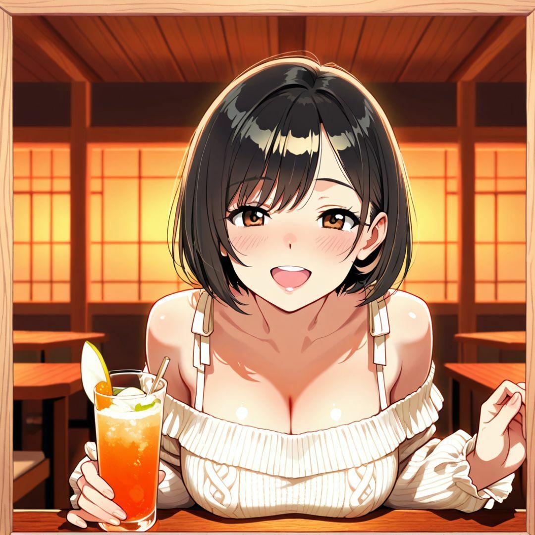 巨乳カフェバイト 彼女がマッスル 店長にNTR 中出し懇願墜ち - サンプル画像 3