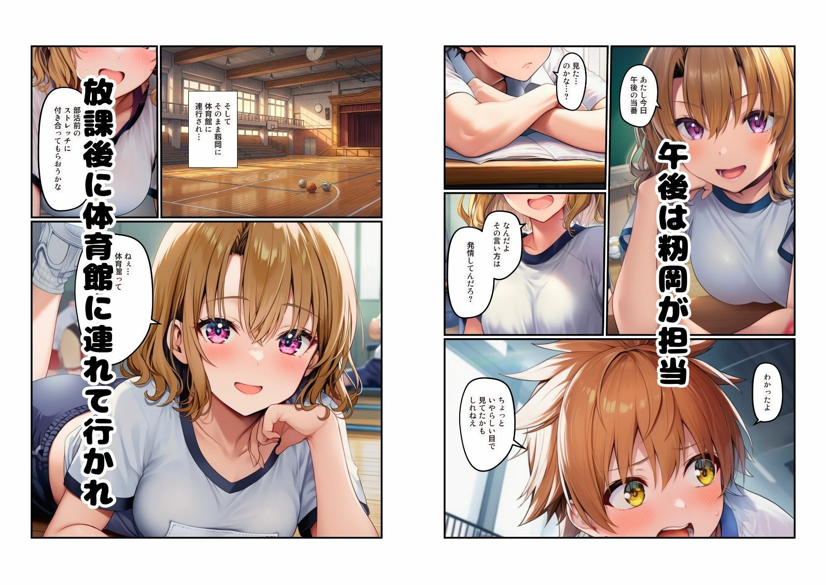 【ハーレム学園】リトの性欲処理係は当番制 - サンプル画像 8