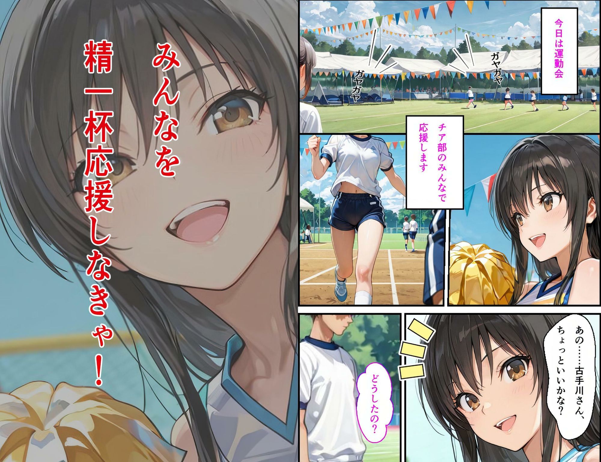 古手〇唯 学園の悲劇 3 【運動会編】 〜音楽を聴きながら腰を振らされる〜 - サンプル画像 1