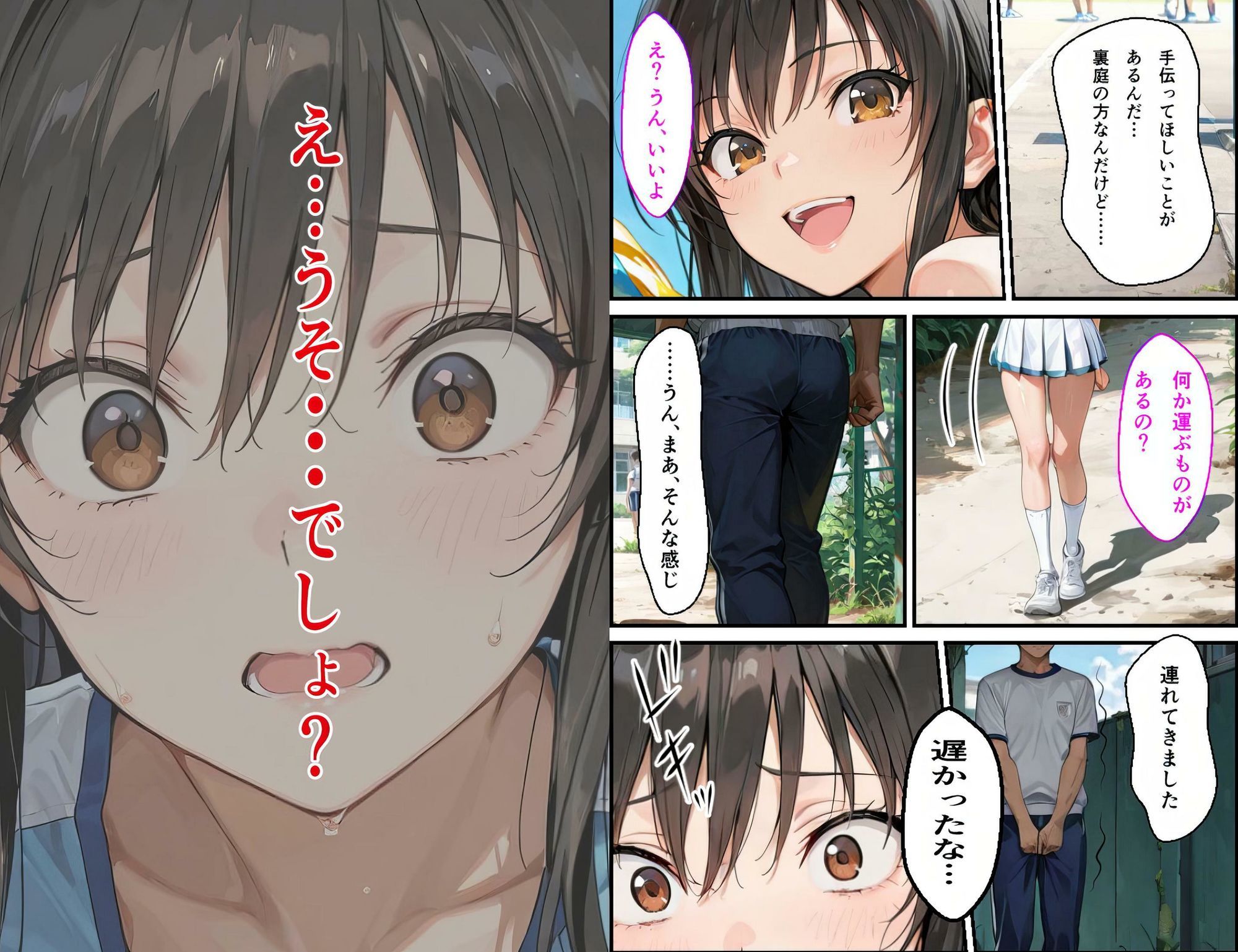 古手〇唯 学園の悲劇 3 【運動会編】 〜音楽を聴きながら腰を振らされる〜 - サンプル画像 2