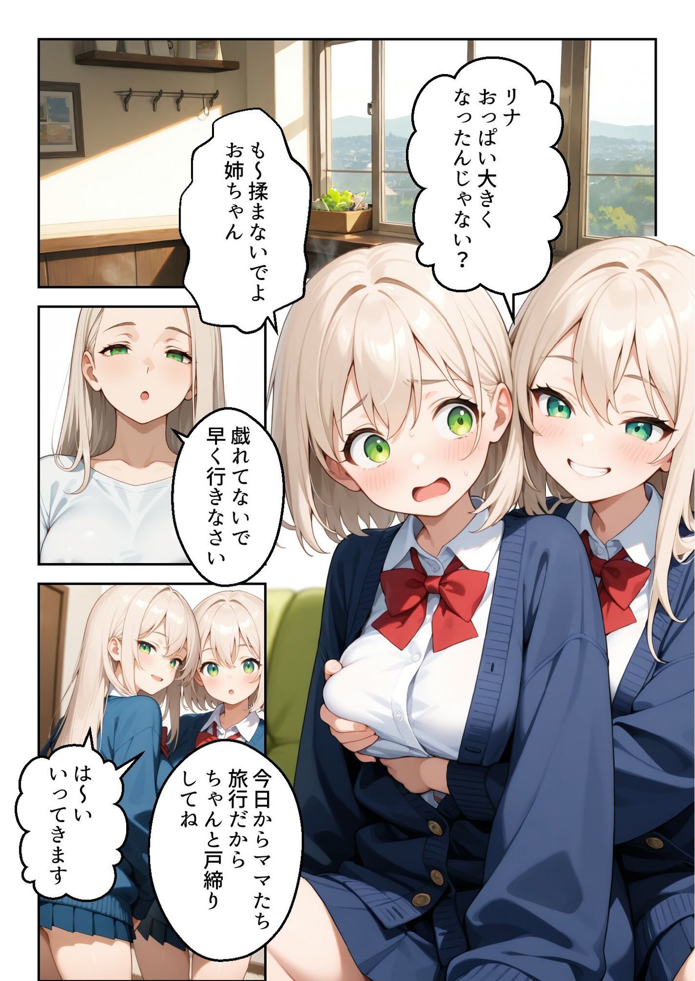 姉妹百合 - サンプル画像 2