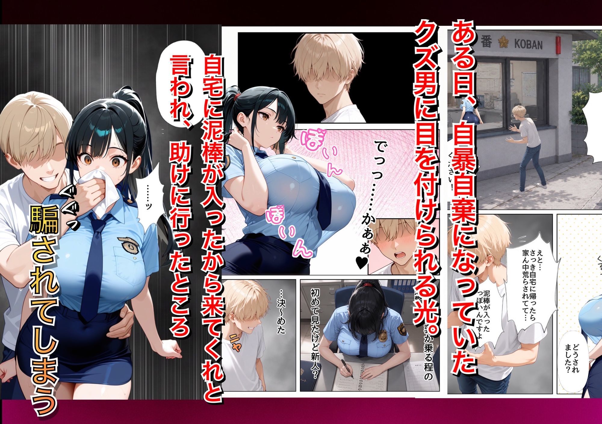 男嫌いな新卒警官を監×してマゾメス化させた結果 - サンプル画像 3