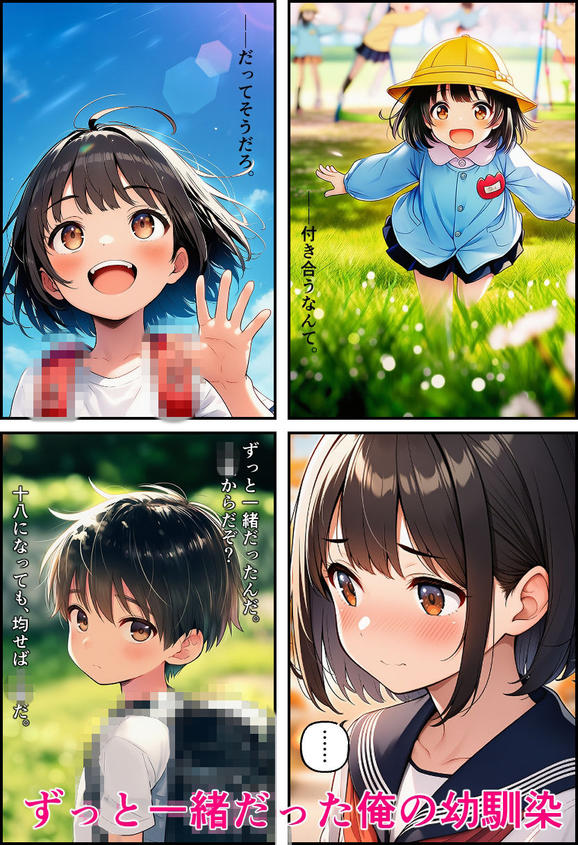 【本編130p】処女幼馴染とセックスしないと出られない部屋で幼馴染をやめるまで（はーと） - サンプル画像 2