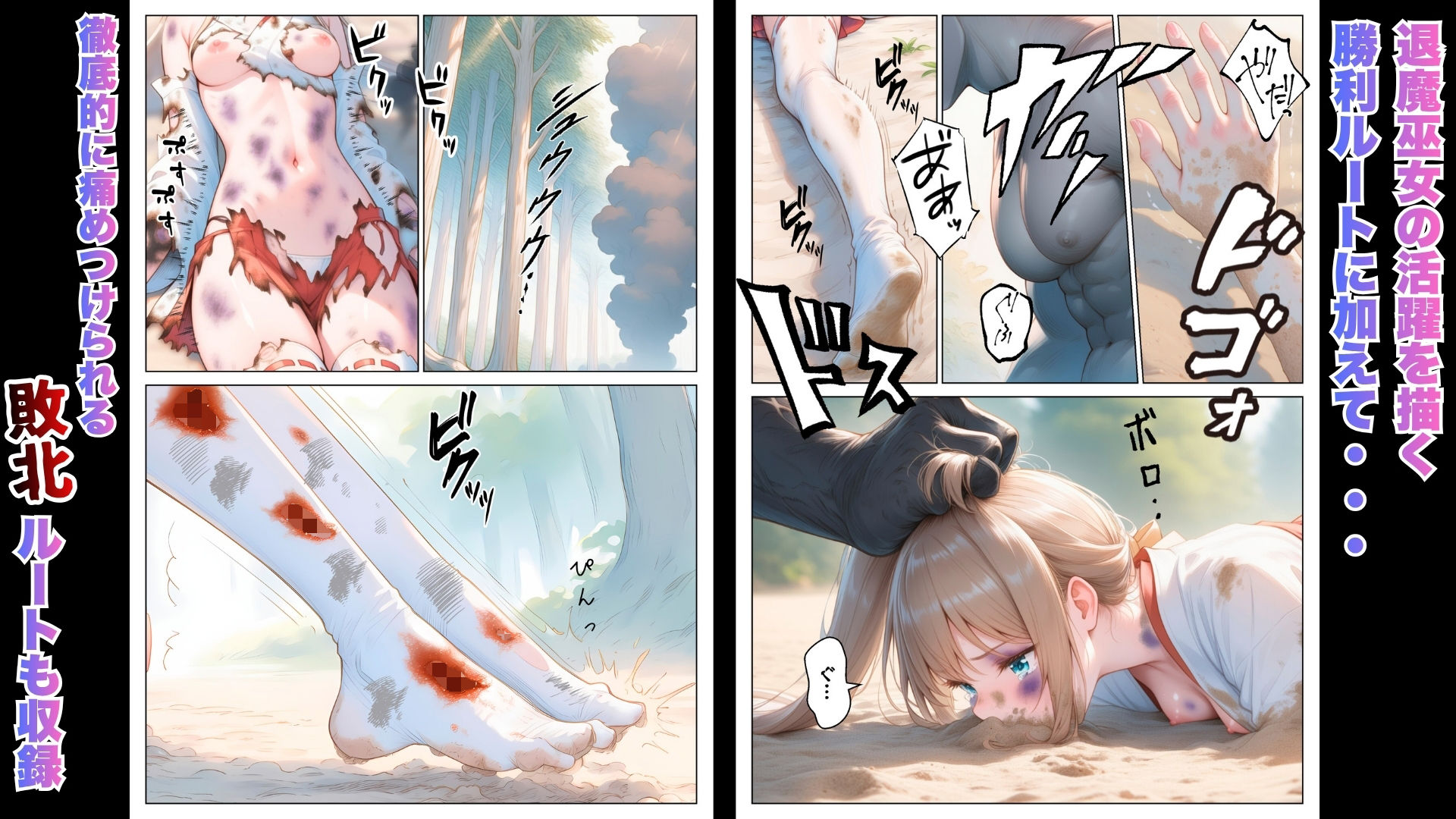 退魔巫女は敗北しました - サンプル画像 5