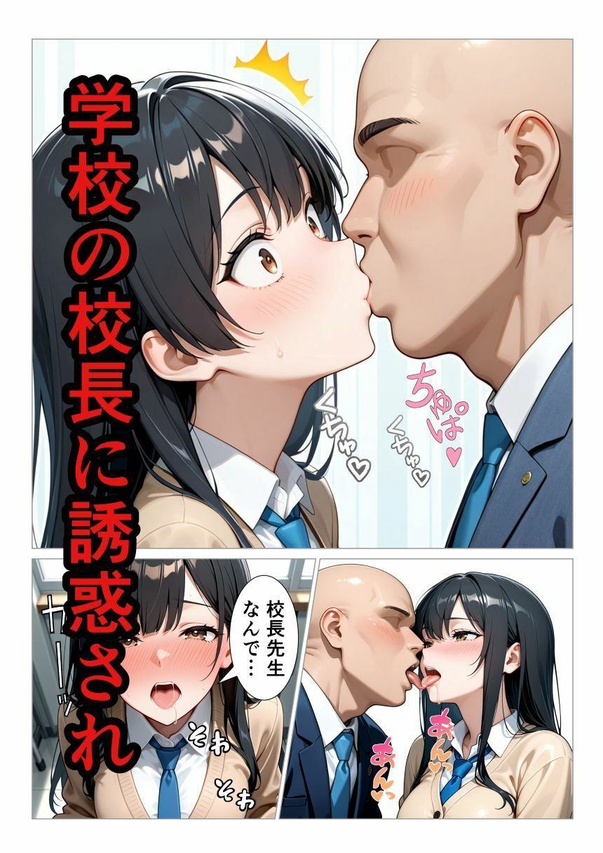 特待生の美少女女子校生が悪徳校長にメス堕ち - サンプル画像 2