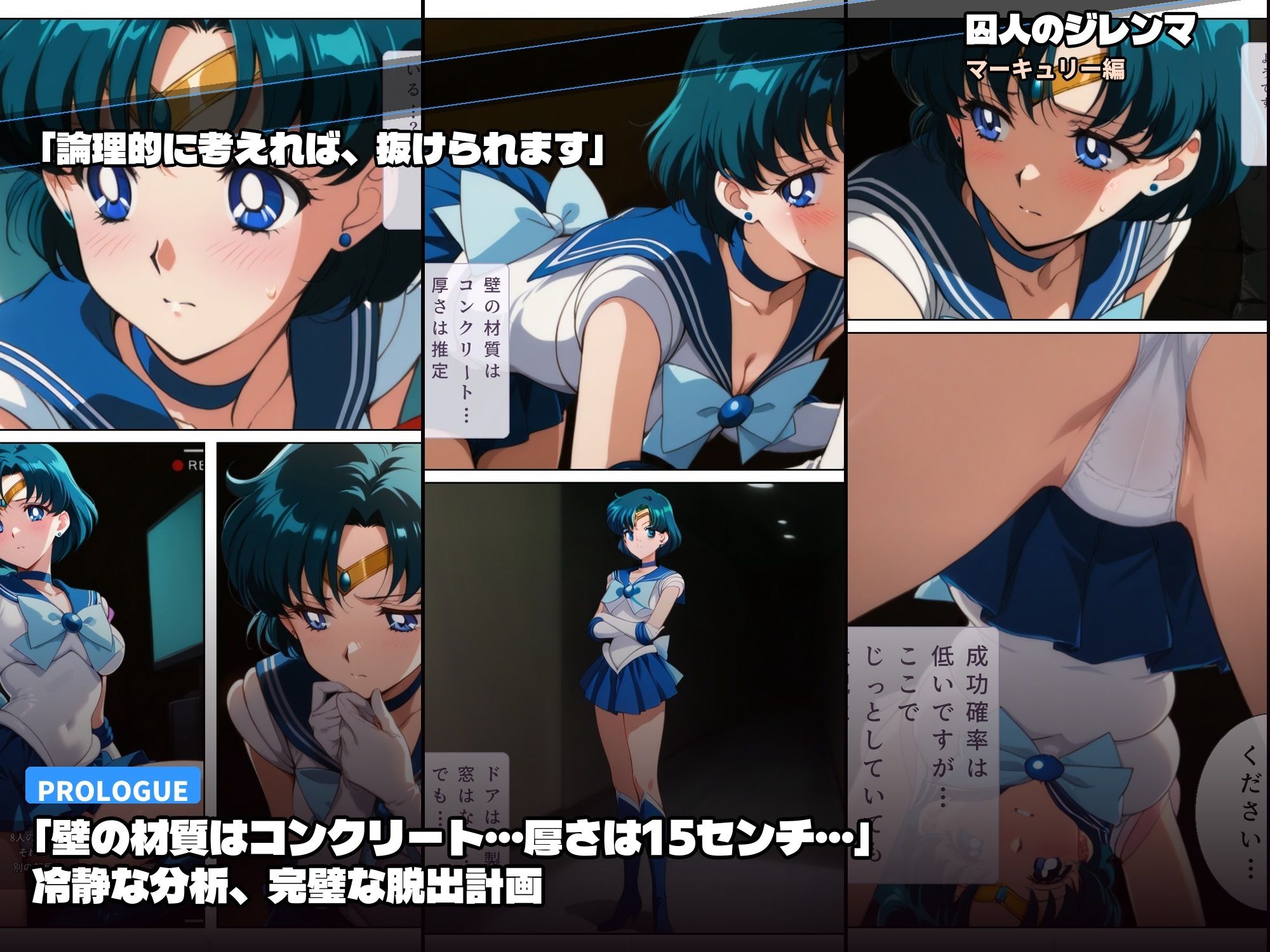 壁尻拘束――IQ300が、沈黙するまで  囚われた知性派ヒロイン 〜壁ハメ拘束から始まる輪●調教〜【漫画版】 - サンプル画像 2