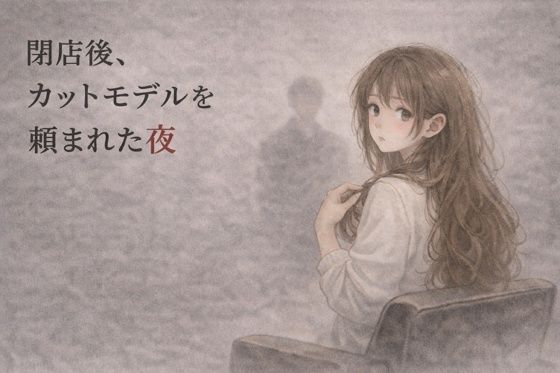 閉店後、カットモデルを頼まれた夜 ―少しだけのはずが―