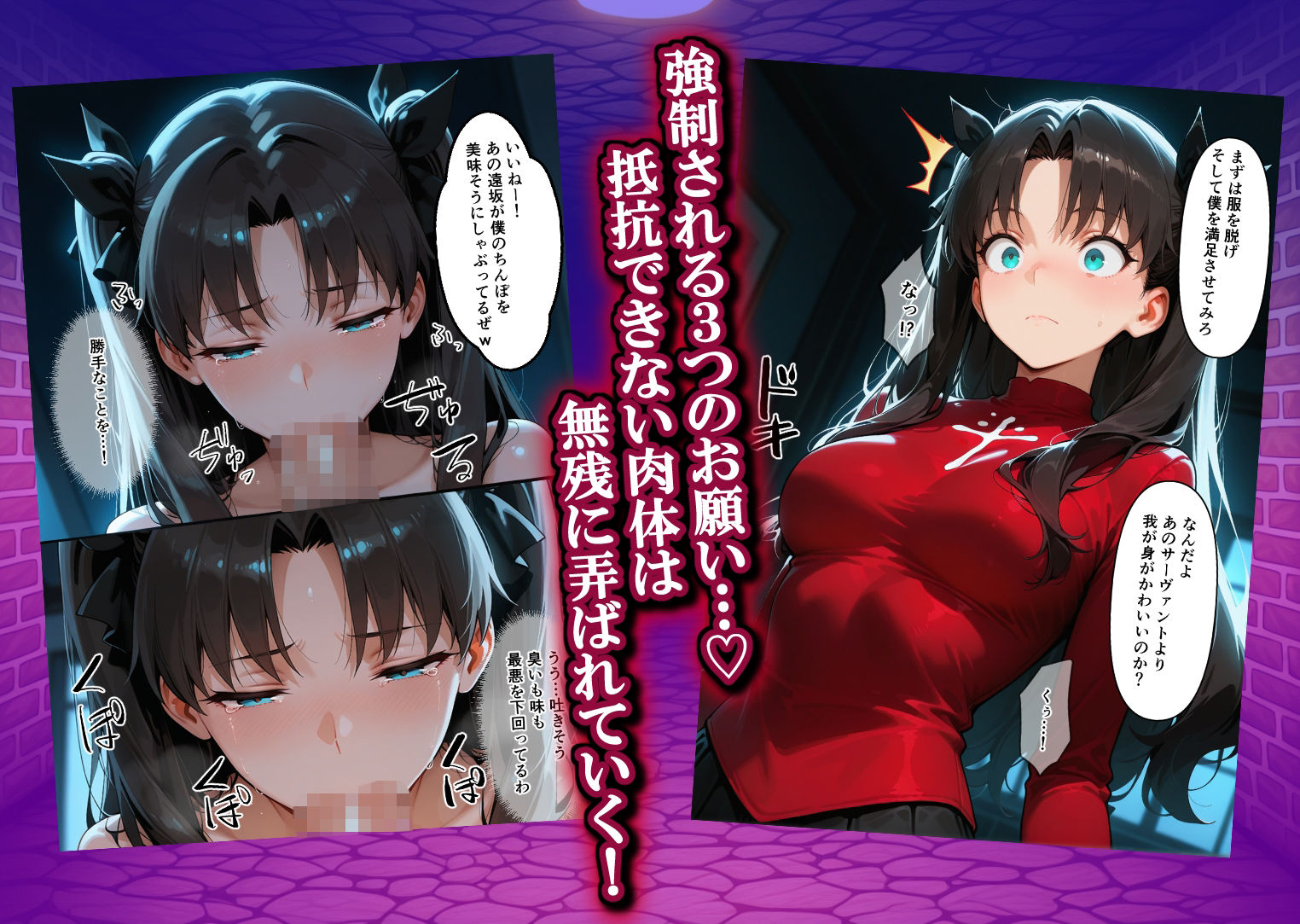 弱みを握られ製奴● 肉便器にされアヘ顔快楽地獄 魔術師編 - サンプル画像 3