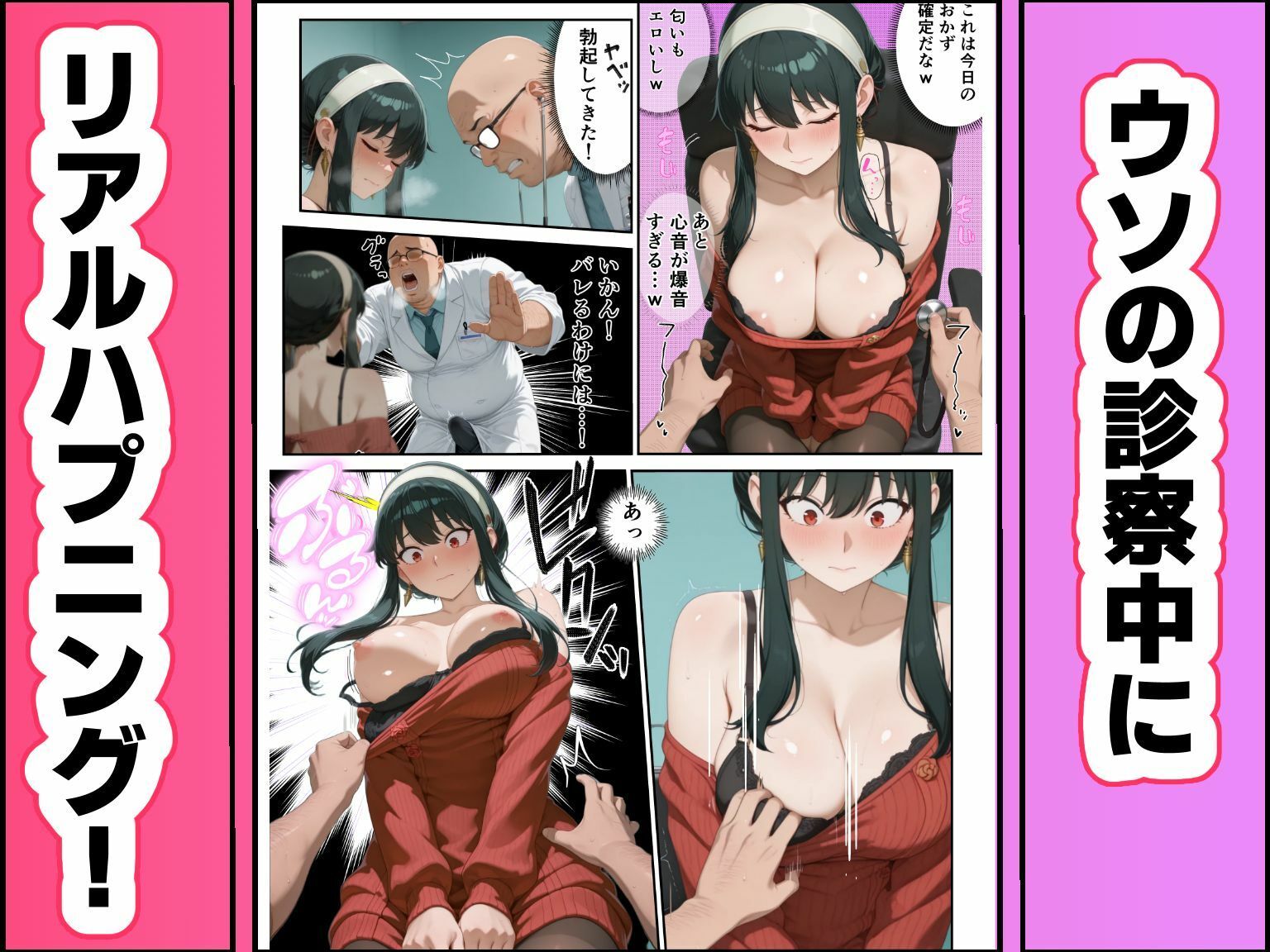 （偽）人妻が仕事帰りに立ち寄った医院で処女喪失 - サンプル画像 3