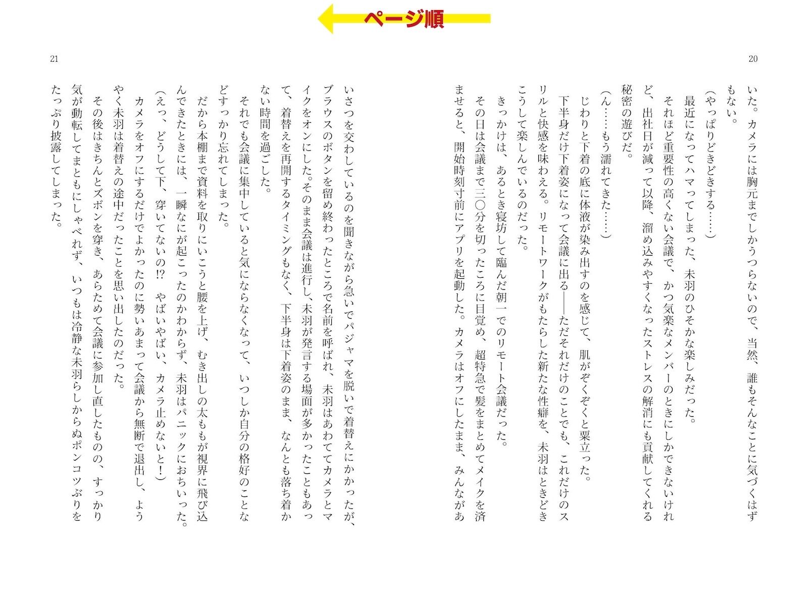露出絶頂体験 街で、オンライン会議で、混浴温泉で…… - サンプル画像 5