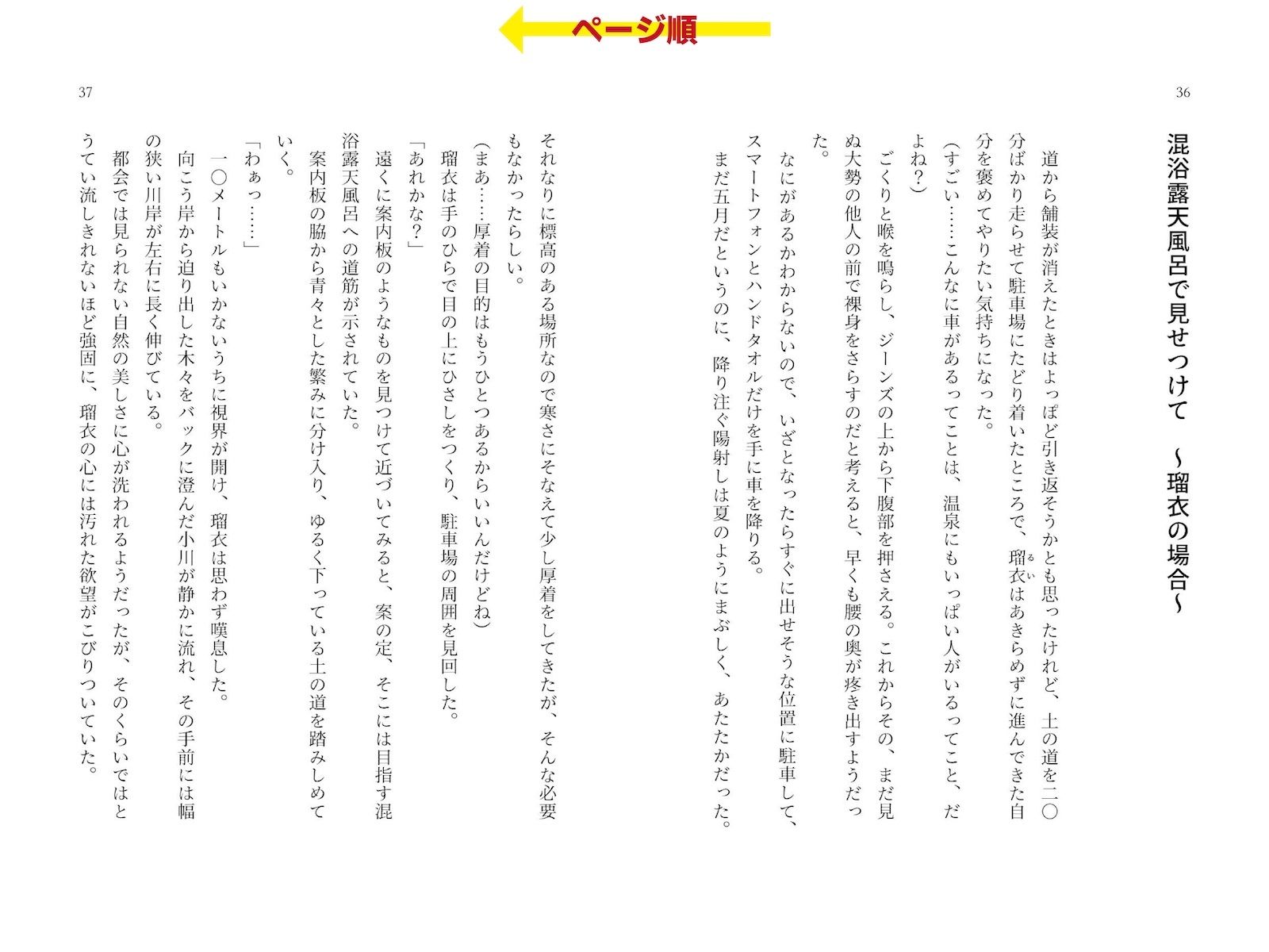 露出絶頂体験 街で、オンライン会議で、混浴温泉で…… - サンプル画像 7
