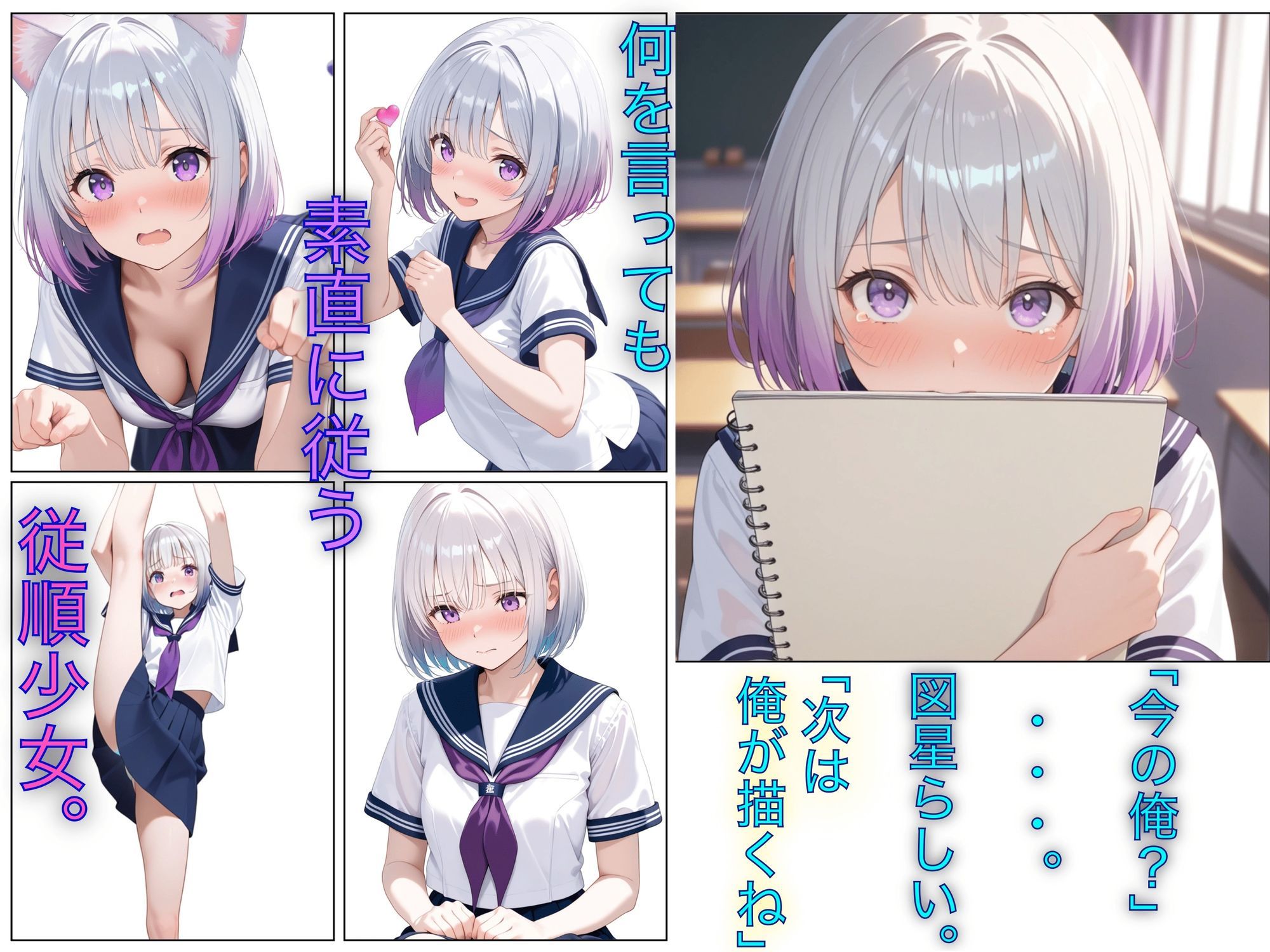 従順少女といいなりえっち - サンプル画像 3