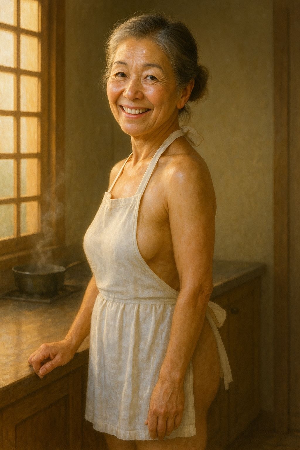 妙子と弘 6  割烹着の朝──75歳、まだ滲む女 - サンプル画像 5